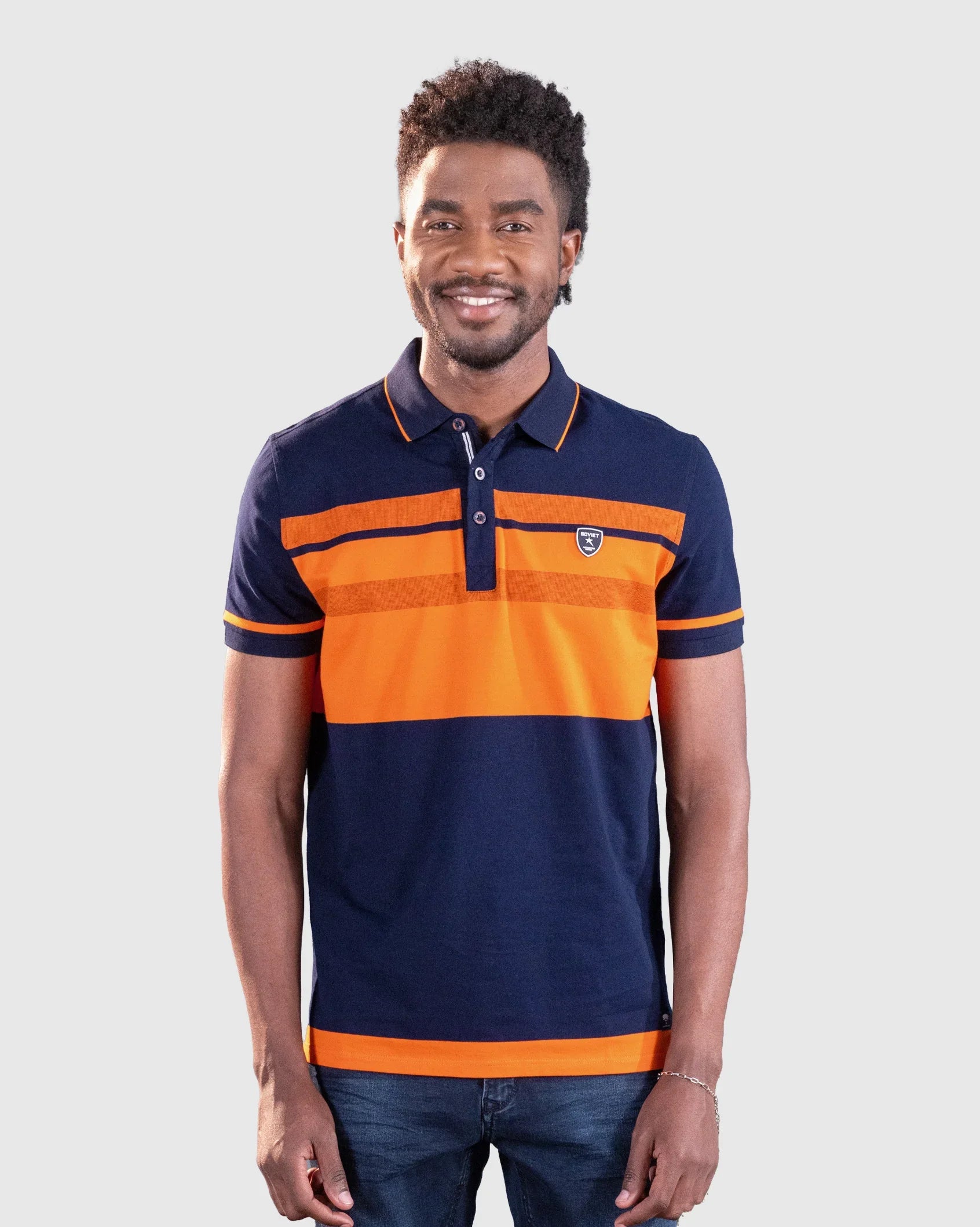 Mens Grille - Striped Golfer
