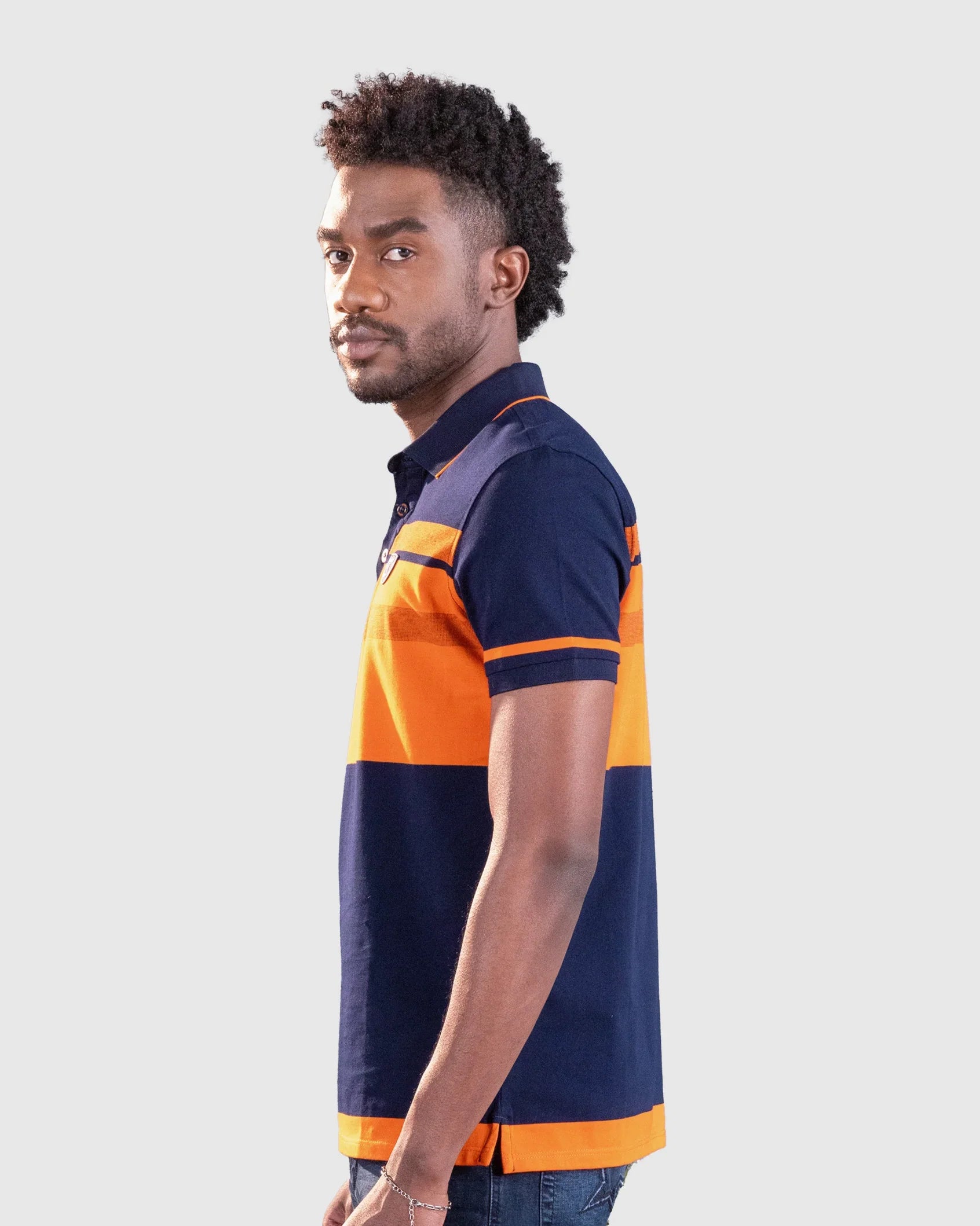 Mens Grille - Striped Golfer