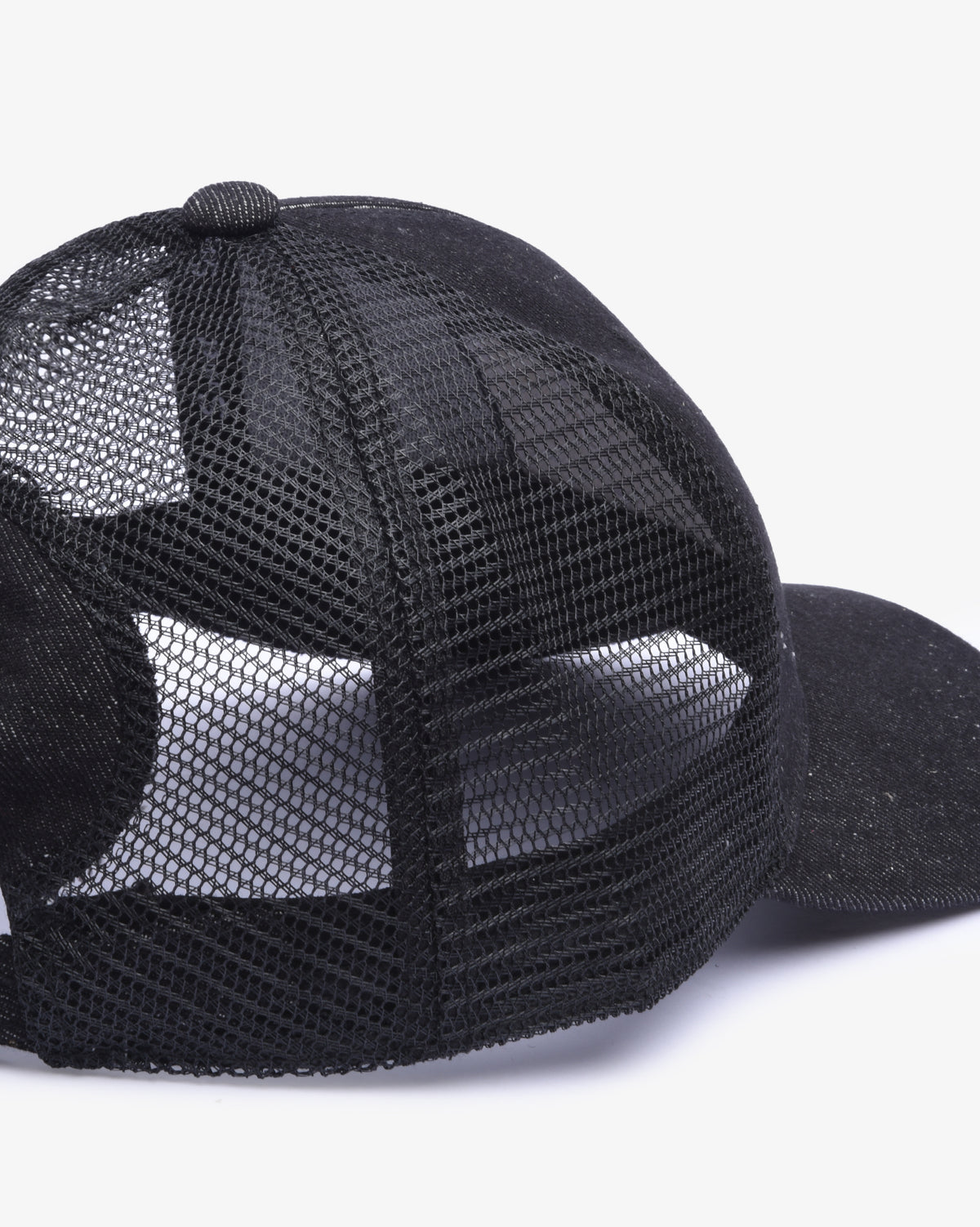 Miles - Black Denim Cap