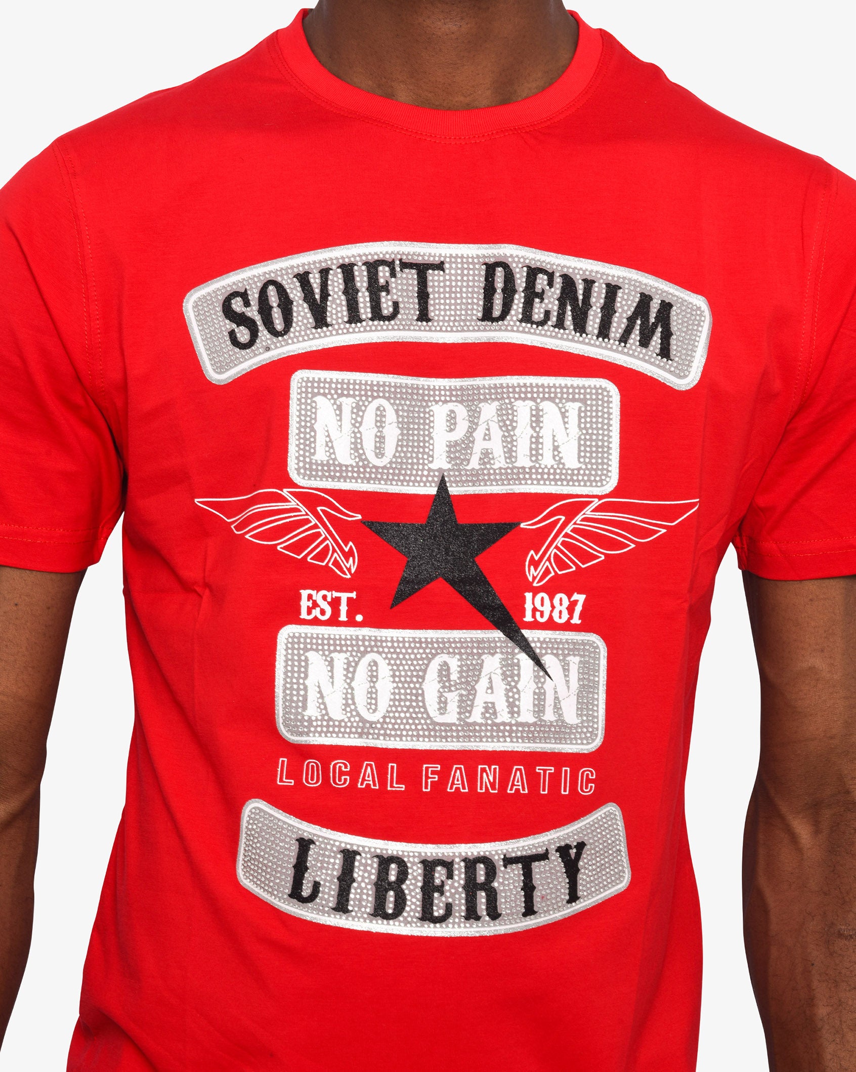 Mens Khazam - Studded Graphic Tee