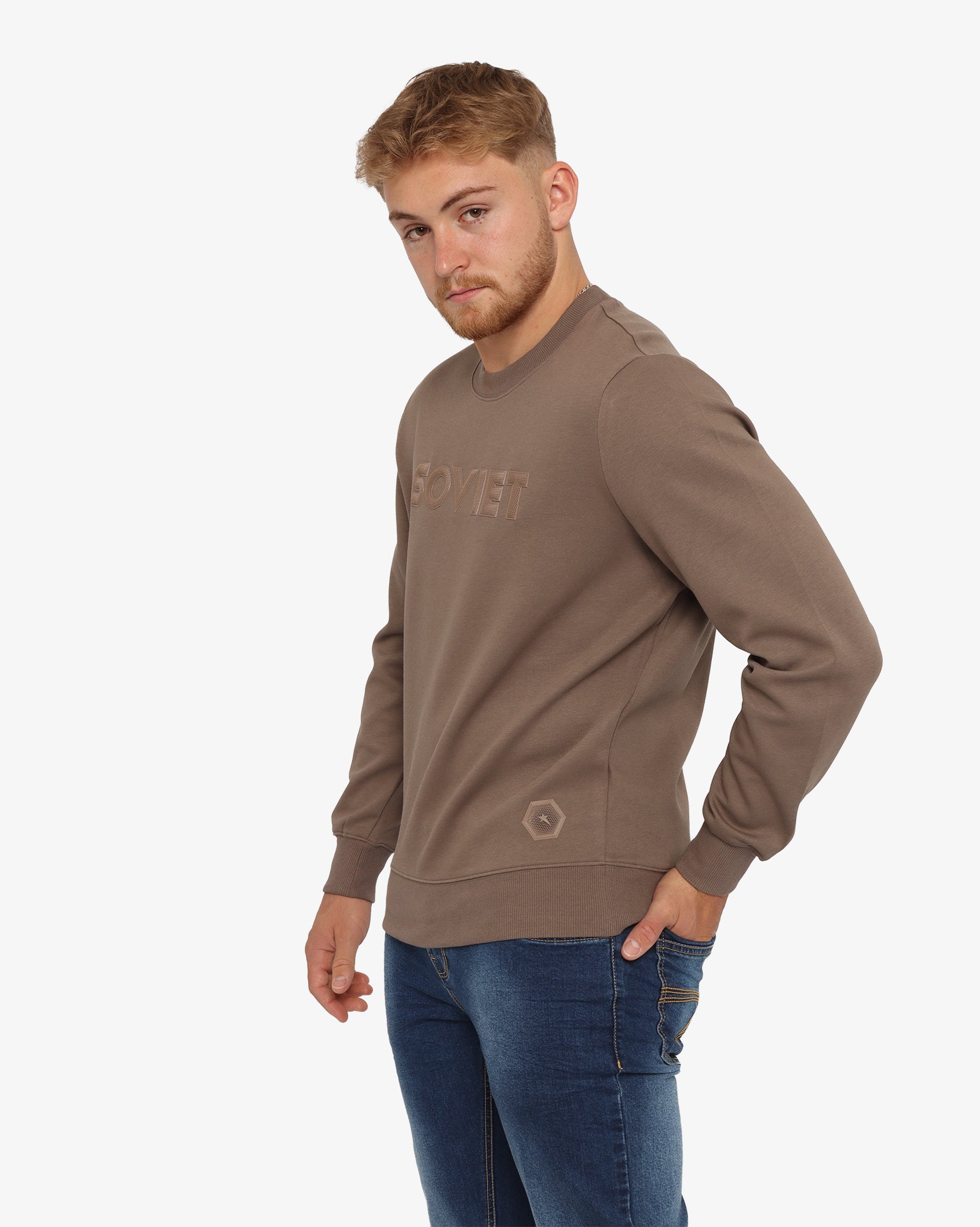 Mens Leo - Crew Neck Sweat Top