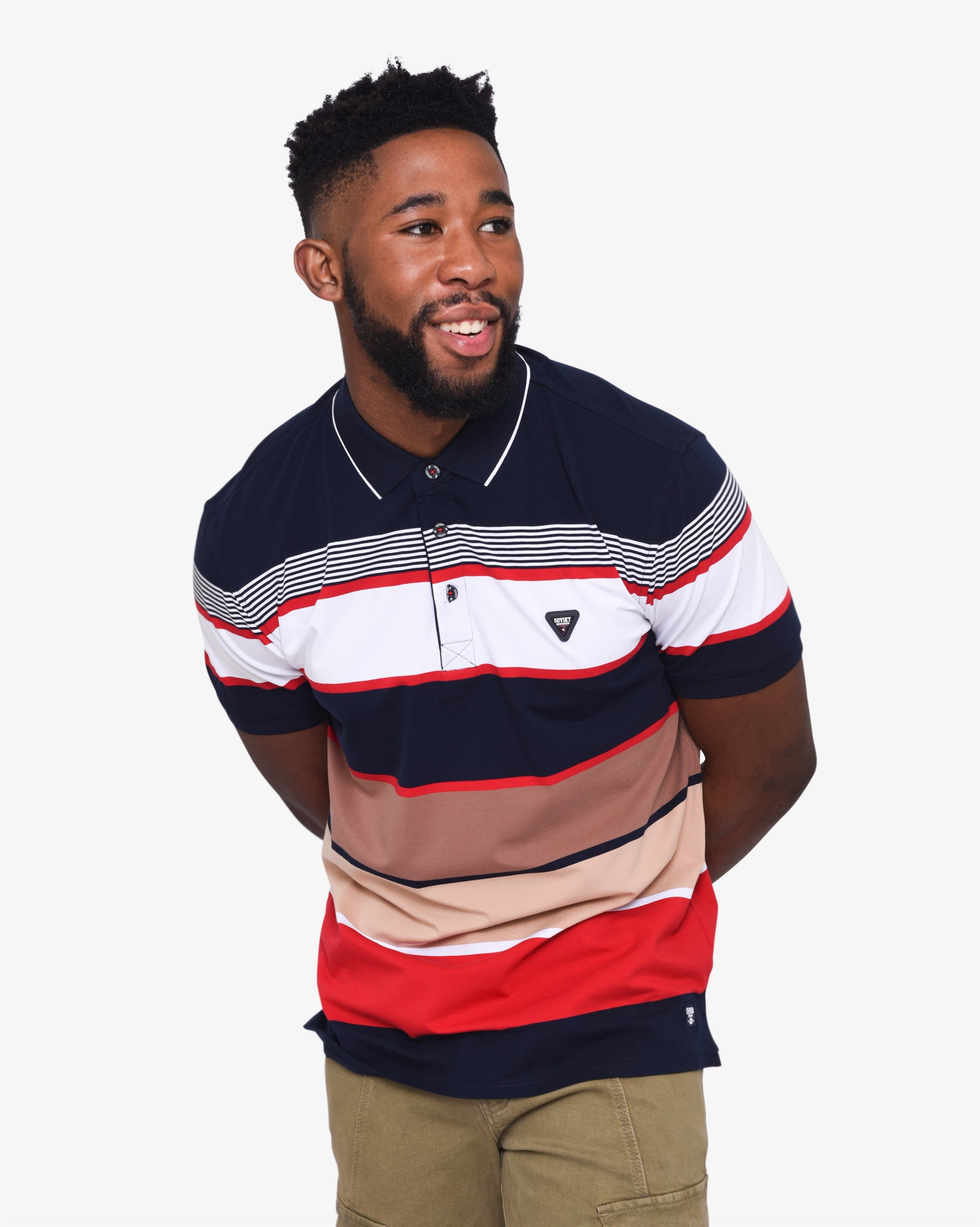 Mens Lochlan - Striped Golfer