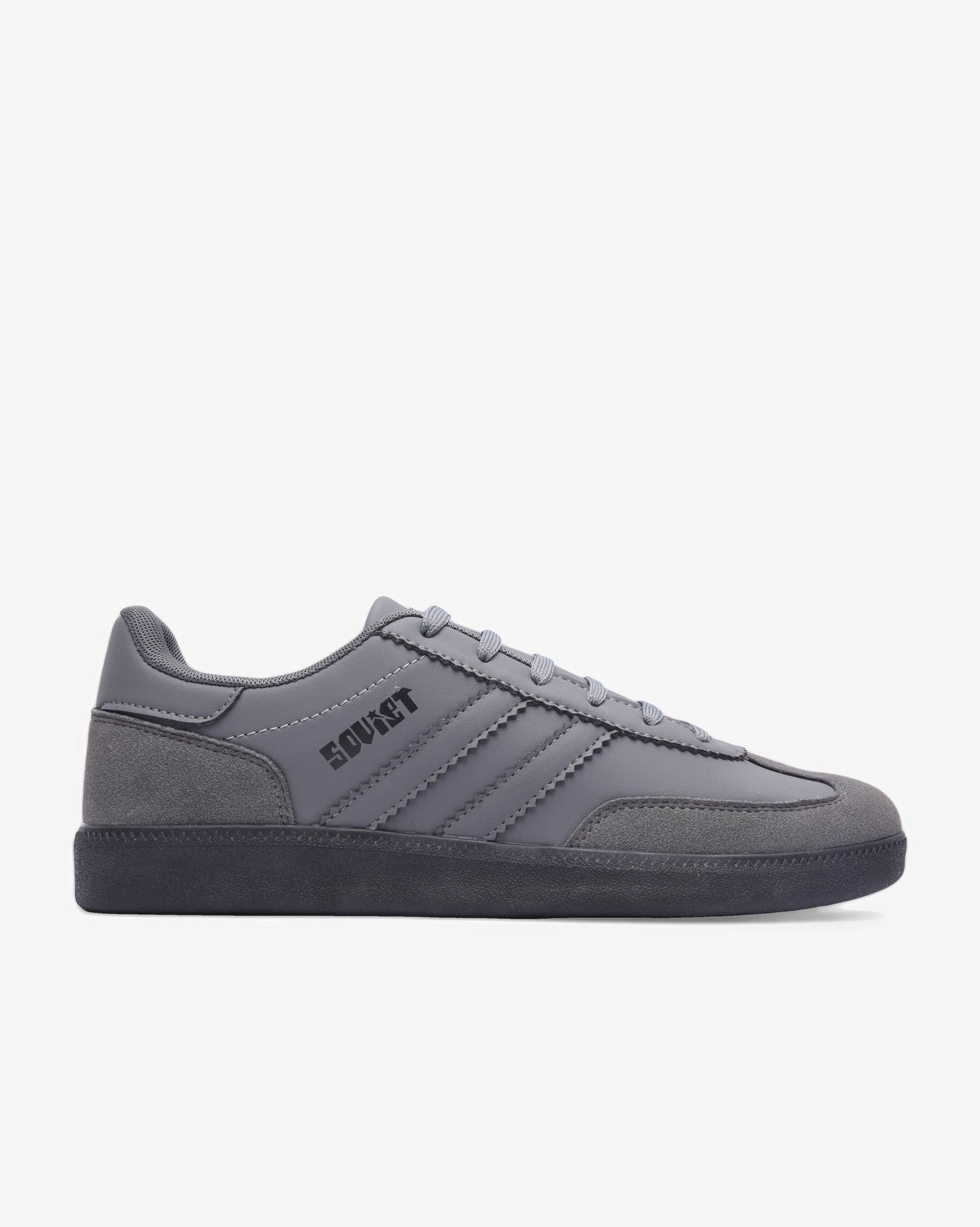 Mens Ness - Low Cut Casual Sneaker Steel Grey/Black