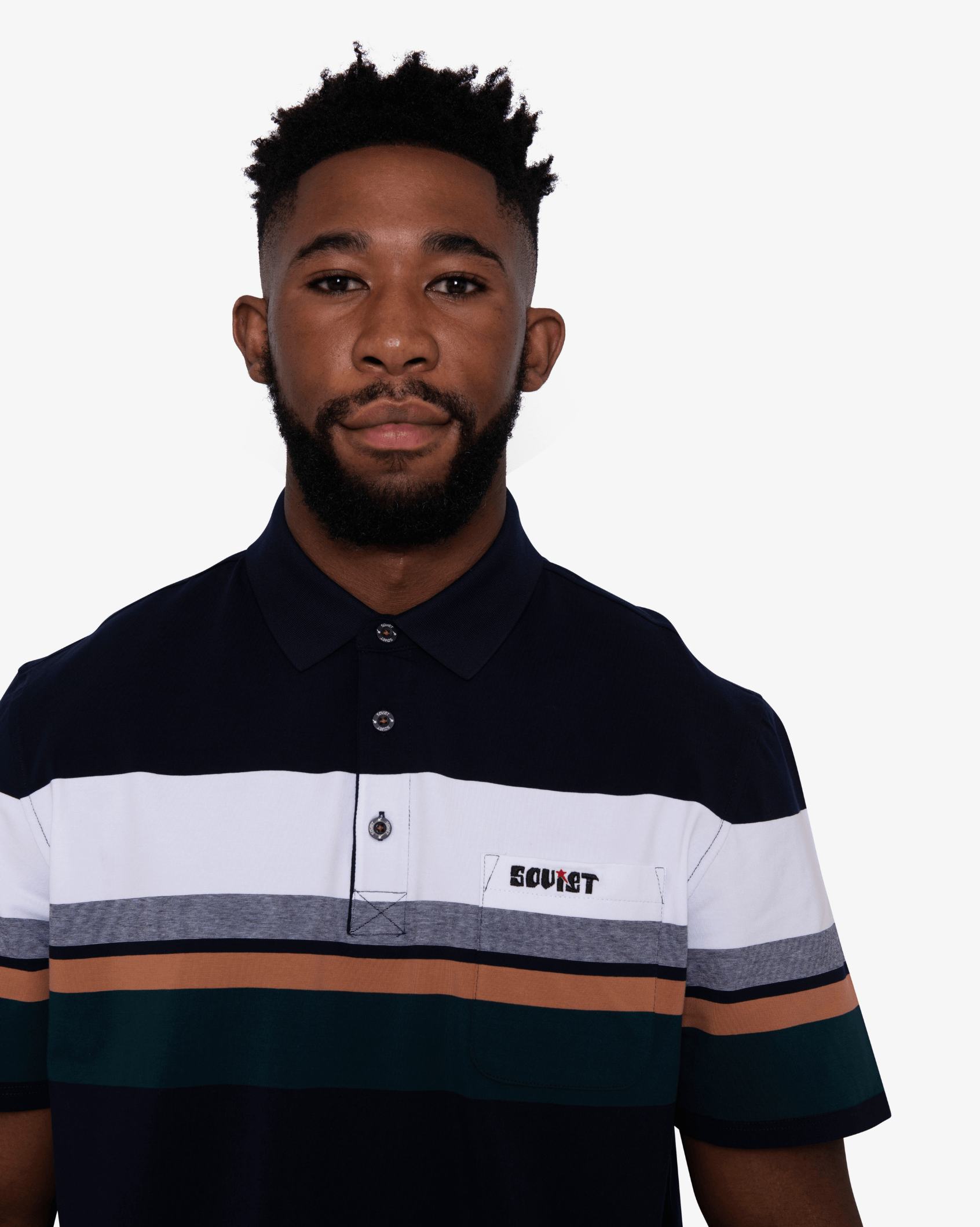 Mens Nappa - Striped Golfer