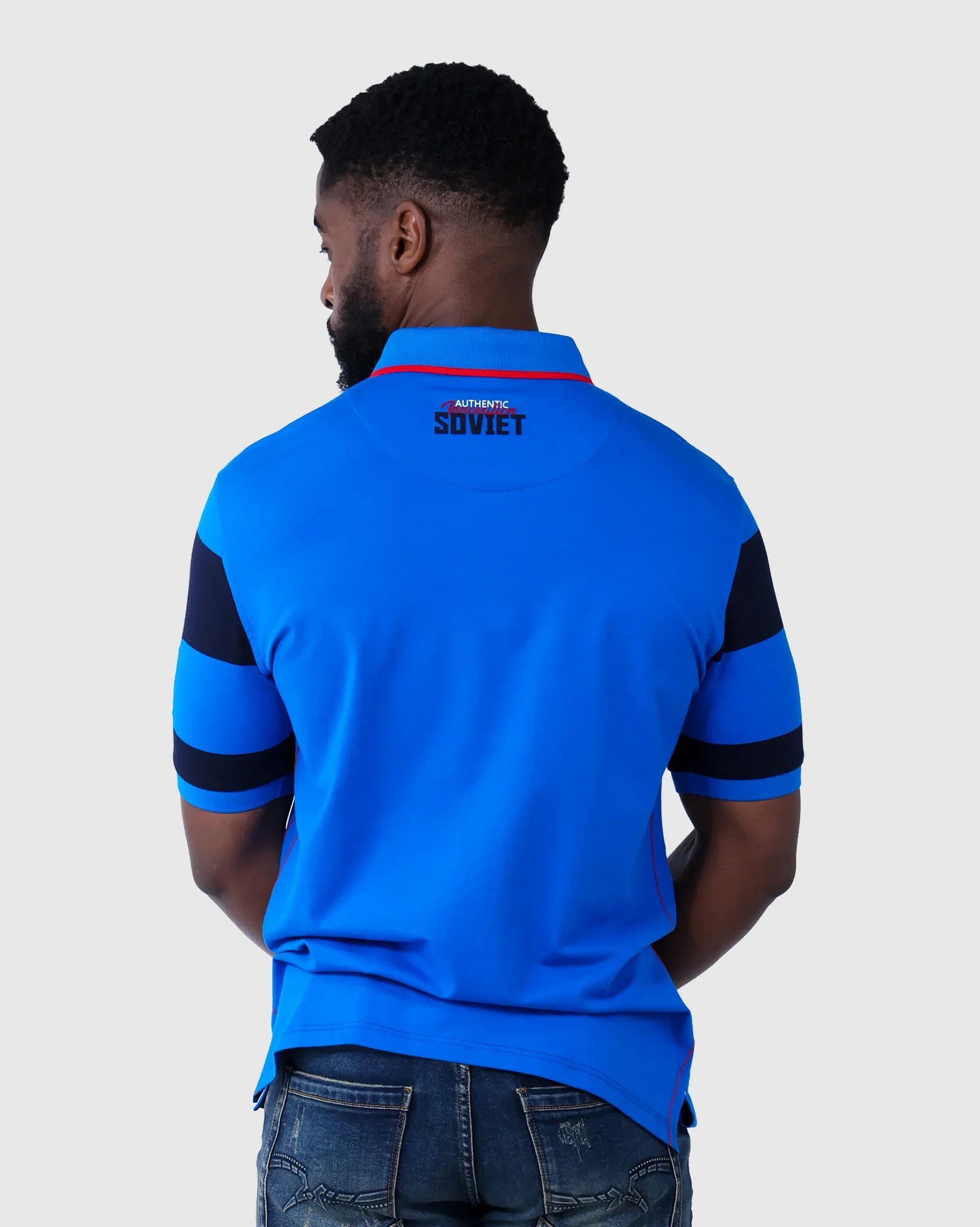 Mens Moriarity - Bold Striped Golfer