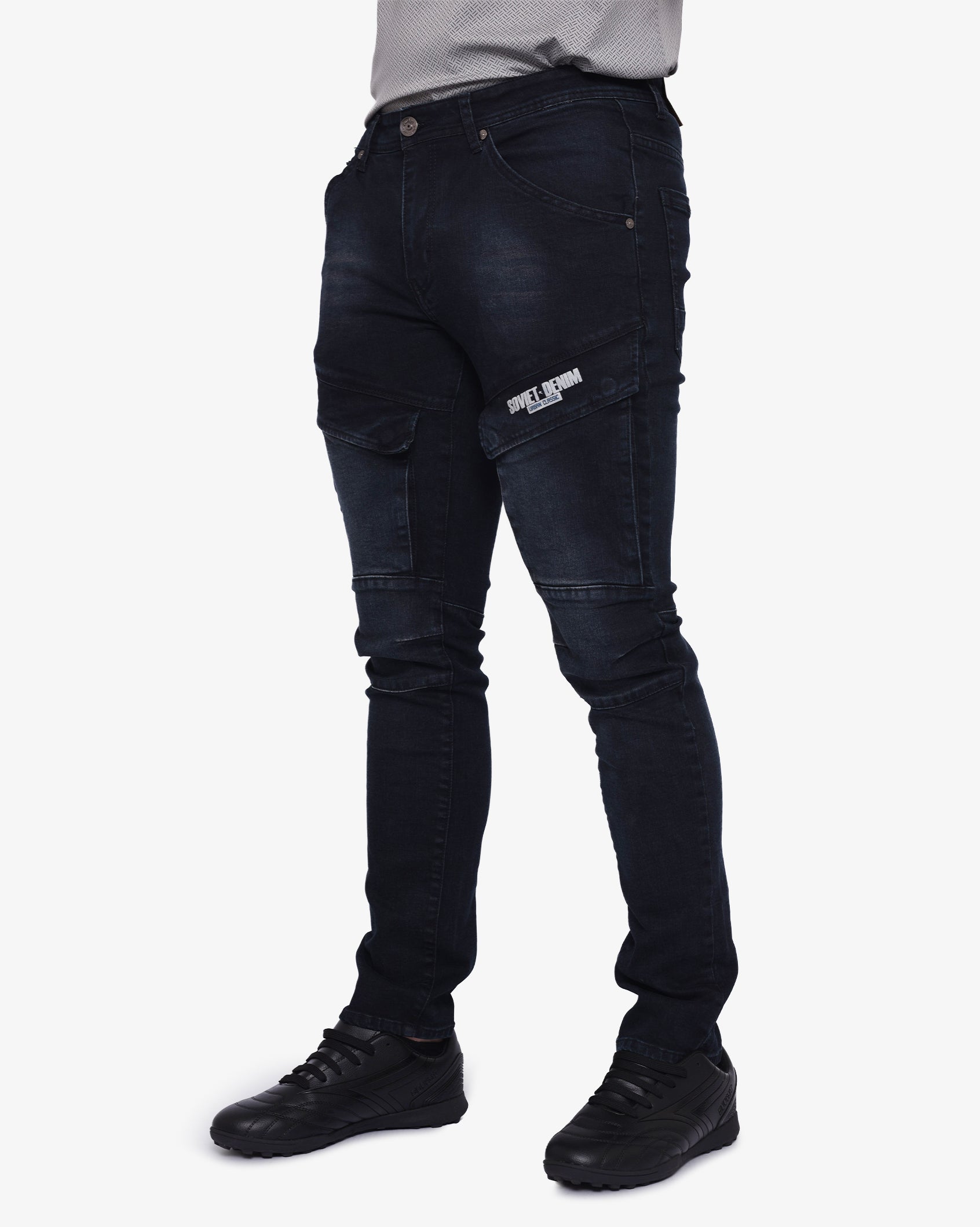 Mens Portela - Skinny Fit Cargo Jeans