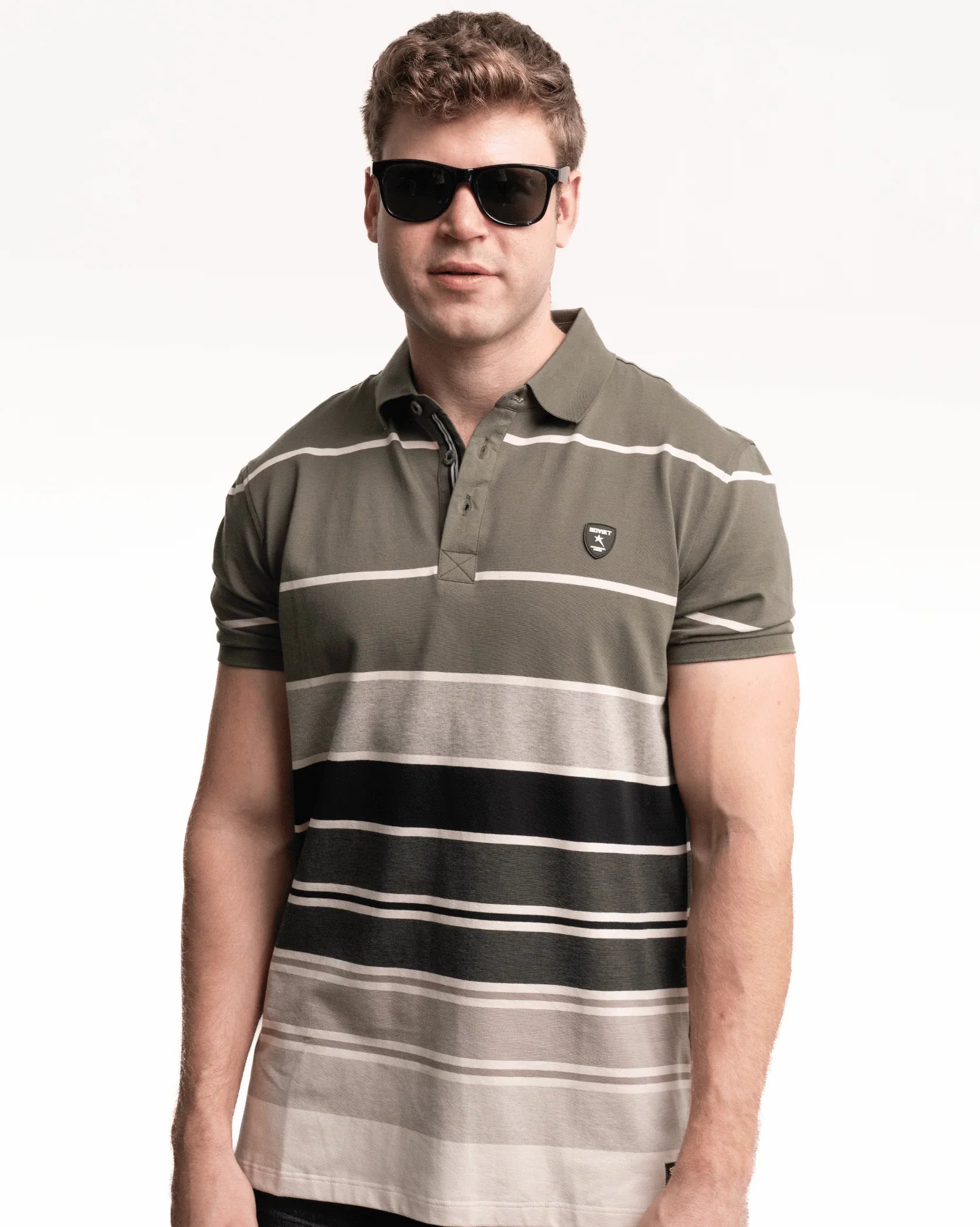 Mens Pioneer - Striped Golfer