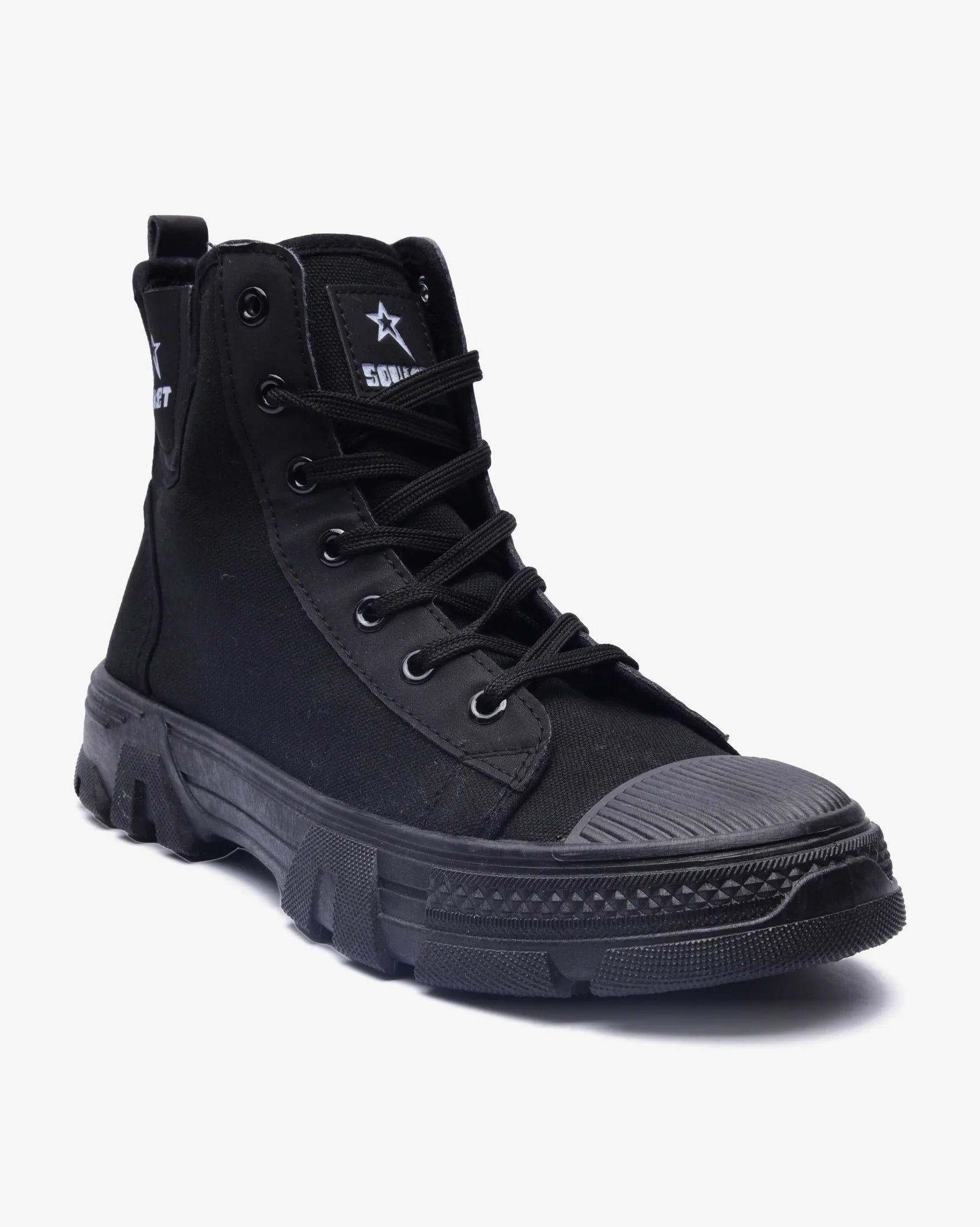 Mens Raptor - Combat Canvas Boot - Soviet Denim