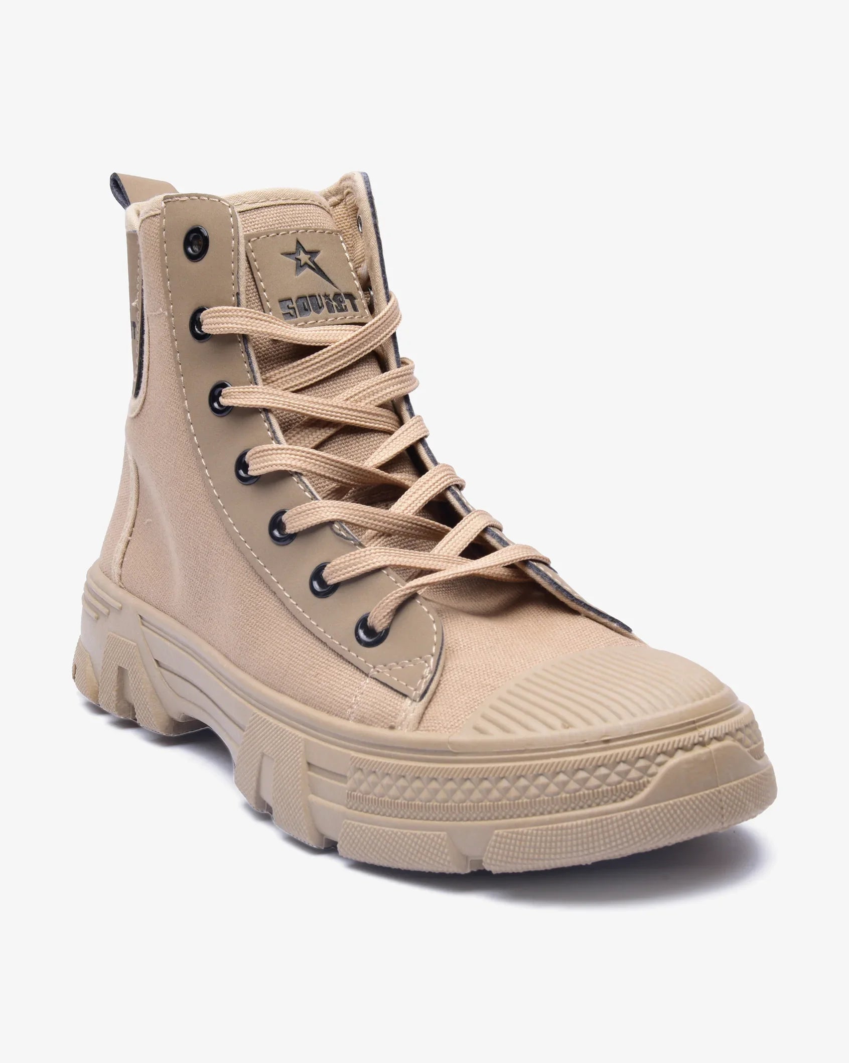 Mens Raptor - Combat Canvas Boot - Soviet Denim