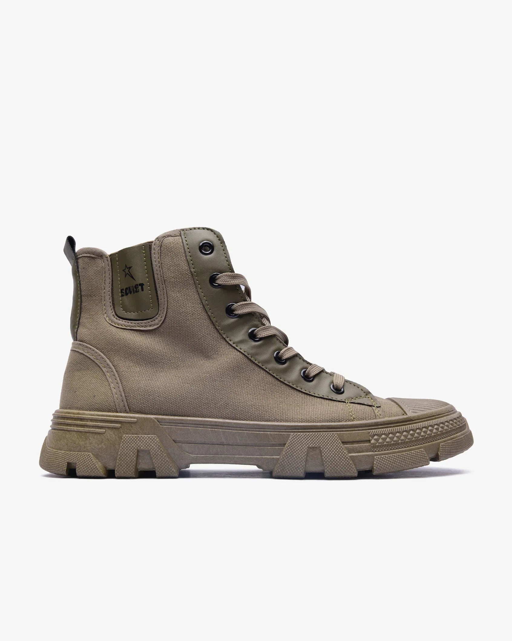 Mens Raptor - Combat Canvas Boot - Soviet Denim