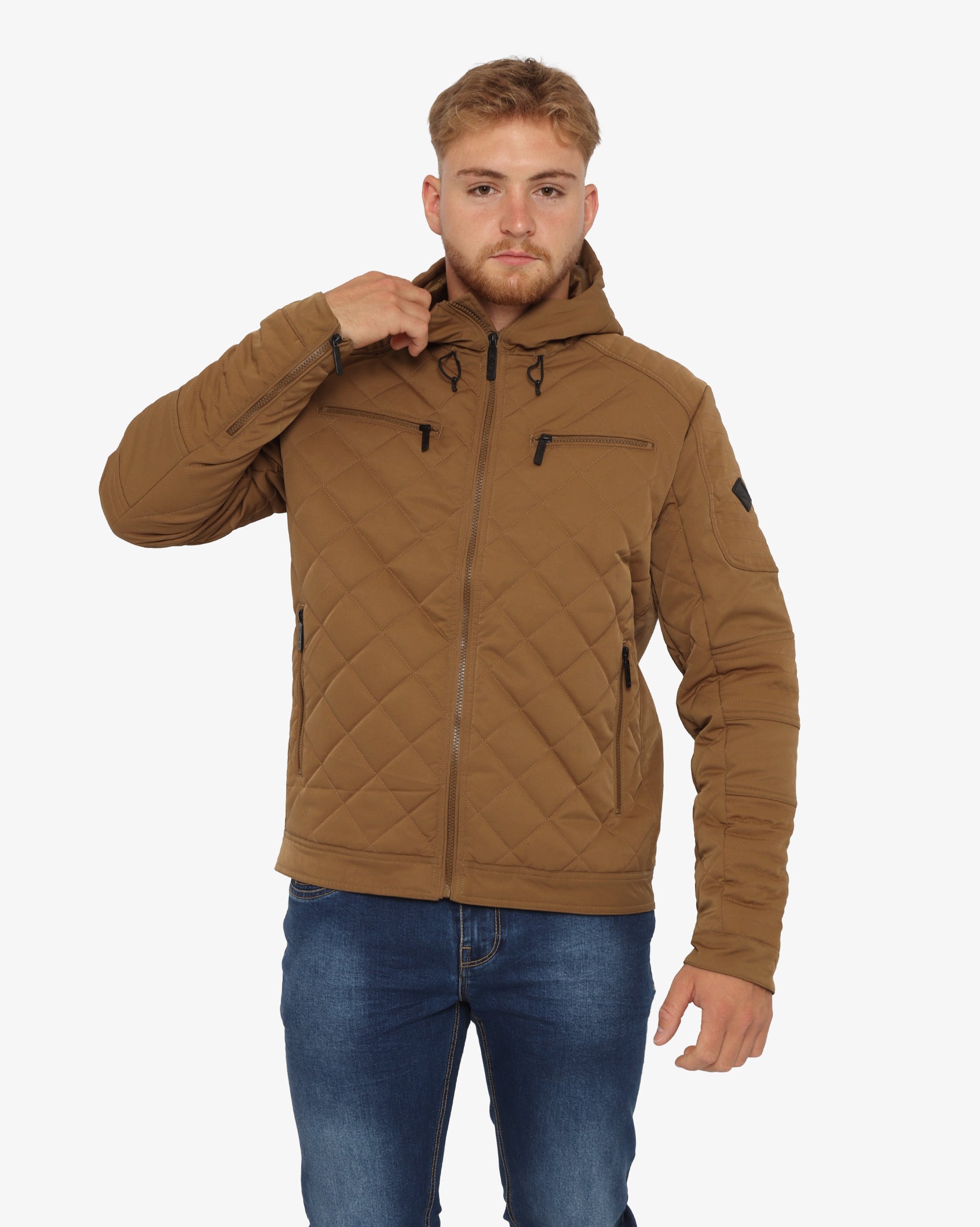 Mens Saxon - Diamond Quilted Jacket