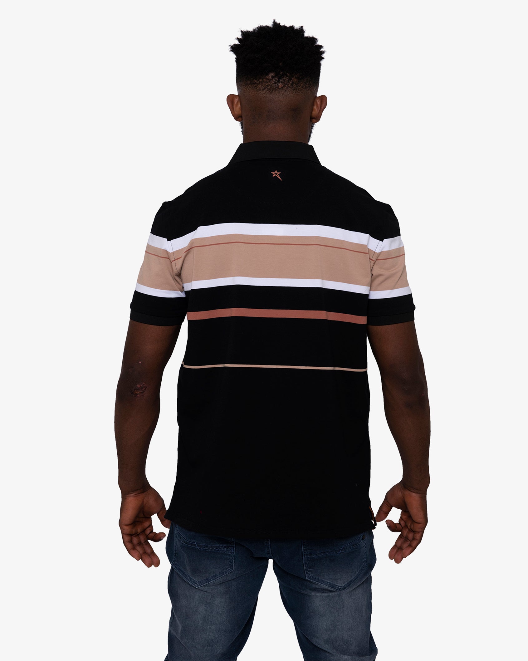 Mens Toulon - Striped Golfer