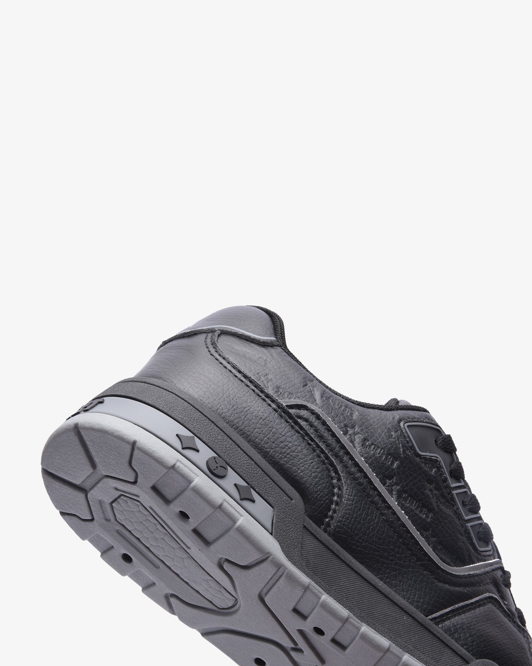 Mens Troy - Low Cut Textured PU Sneaker