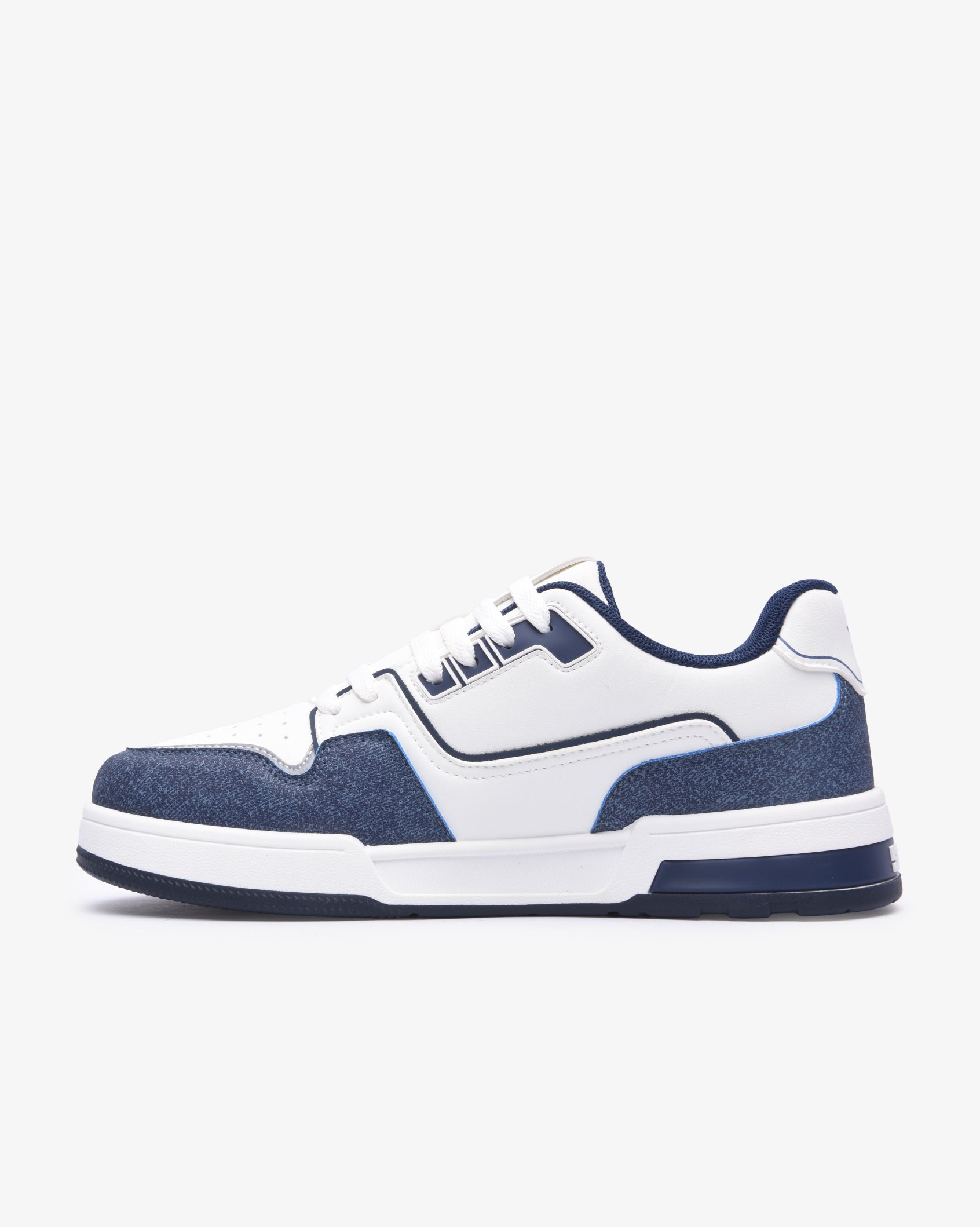 Mens Troy - Low Cut Textured PU Sneaker