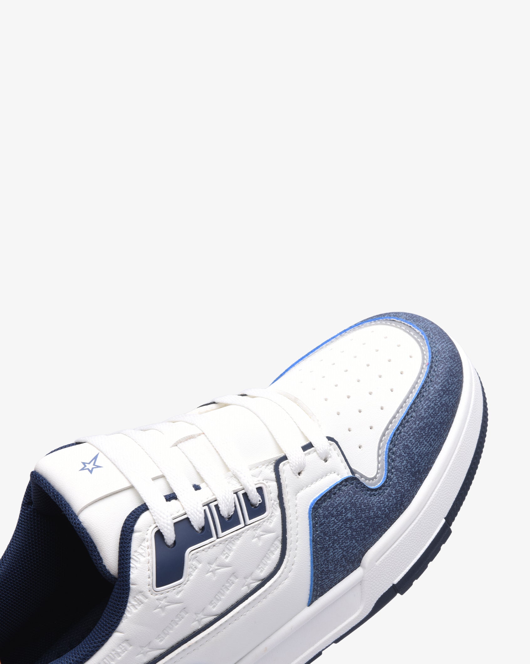 Mens Troy - Low Cut Textured PU Sneaker