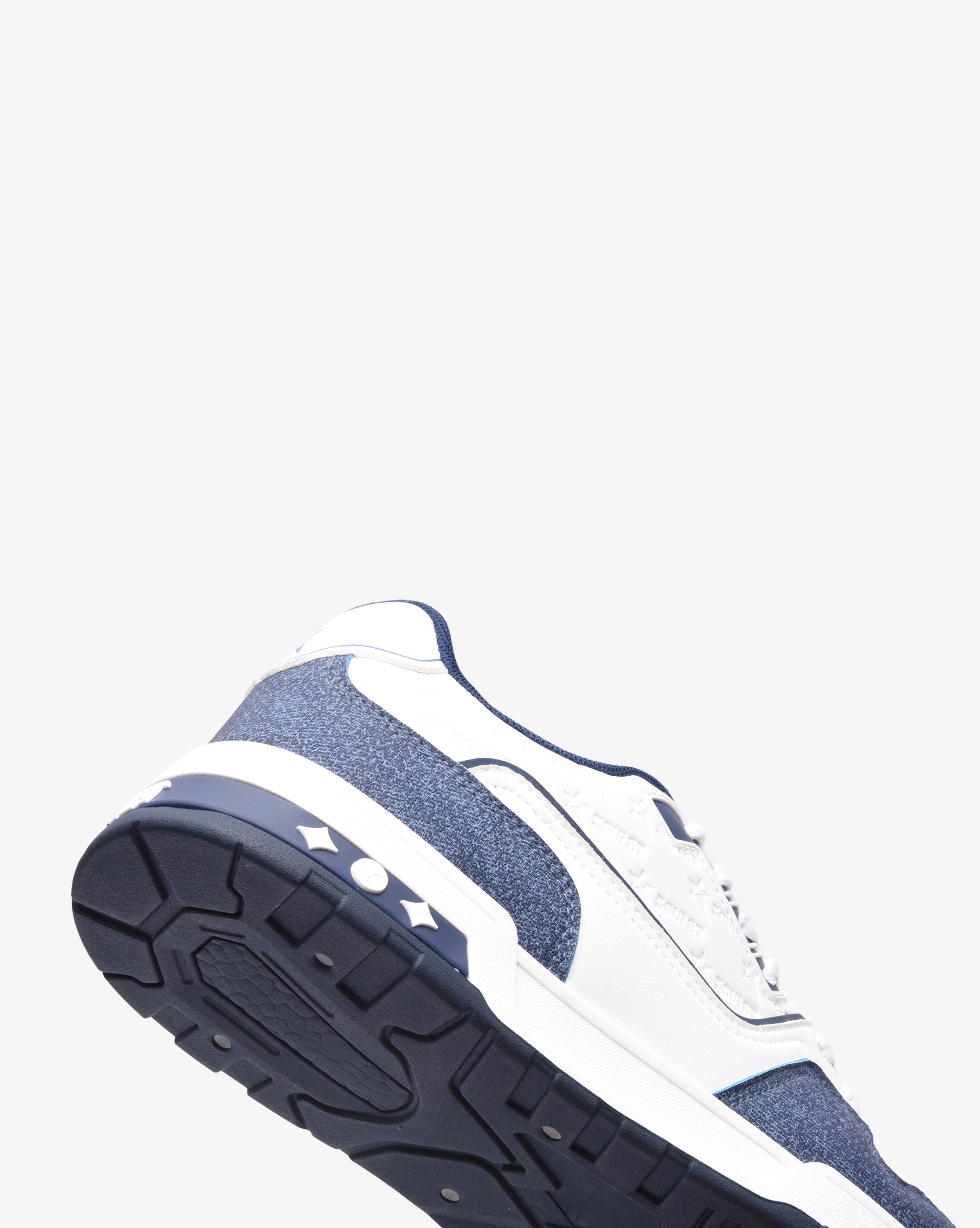 Mens Troy - Low Cut Textured PU Sneaker