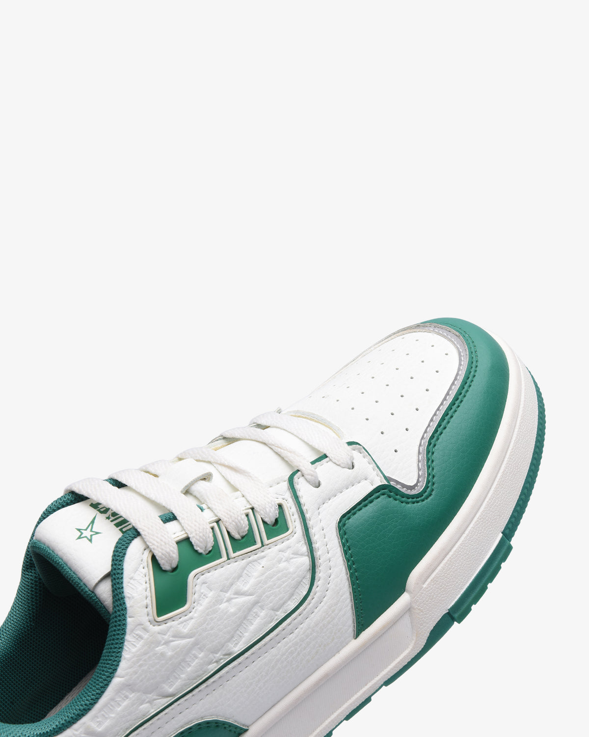 Mens Troy - Low Cut Textured PU Sneaker