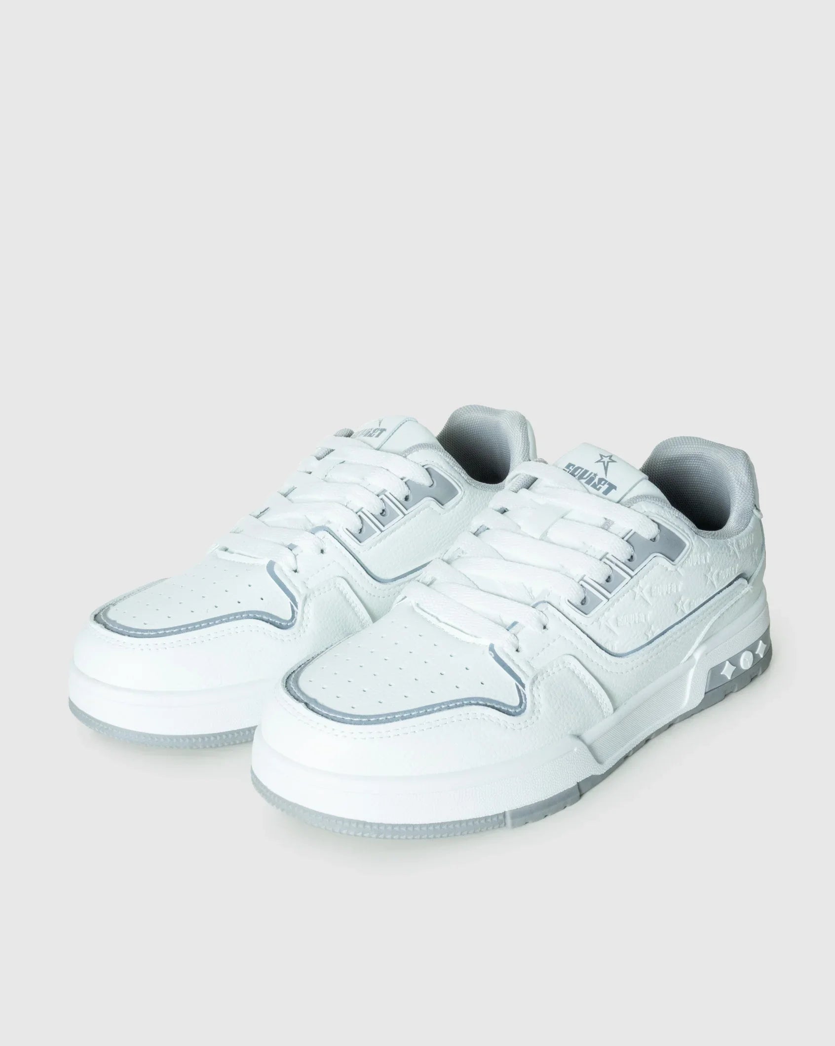 Mens Troy - Low Cut Textured PU Sneaker