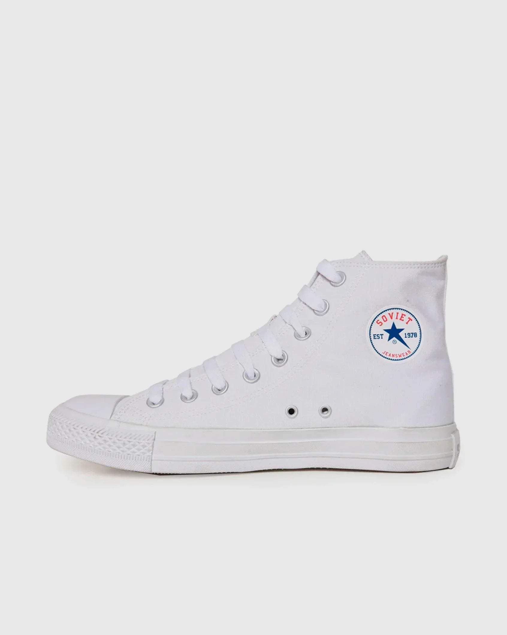 Mens Viper - Hi Cut Canvas Sneaker - Soviet Denim