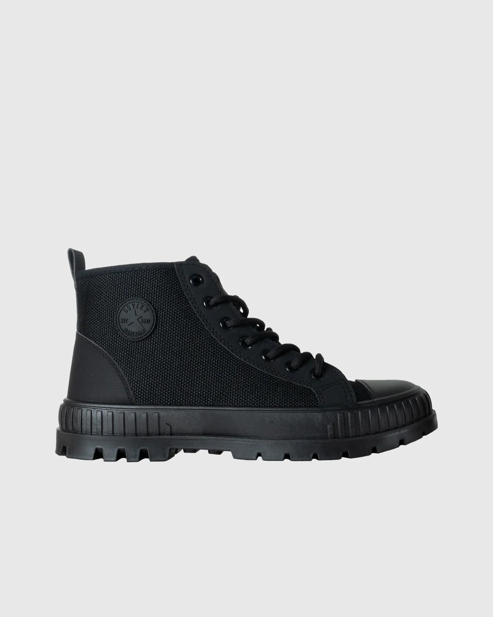Mens Young - Hi Cut Canvas Sneaker