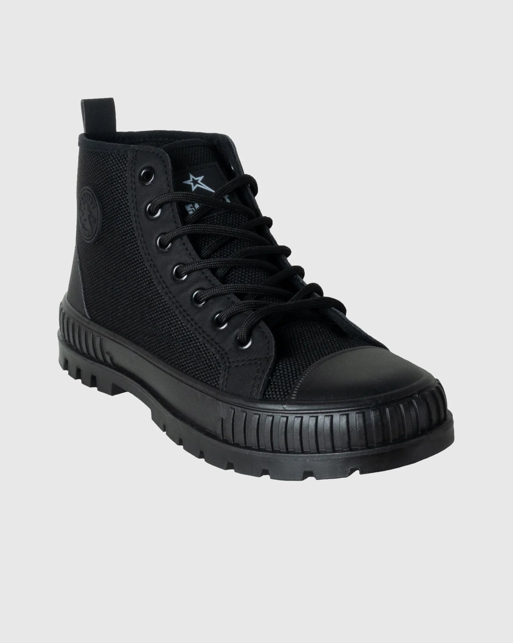 Mens Young - Hi Cut Canvas Sneaker