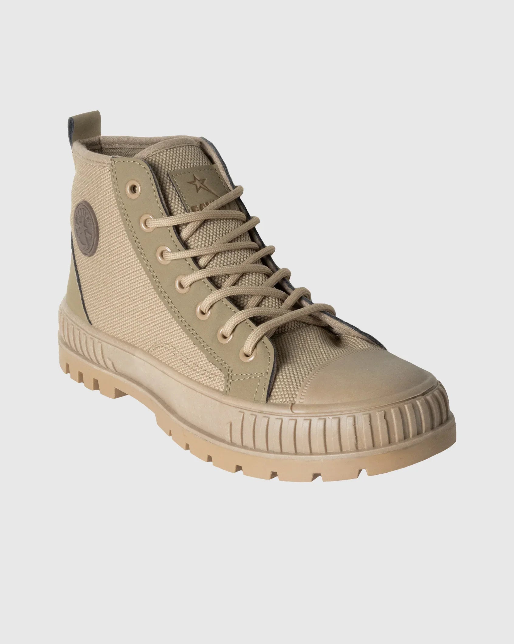 Mens Young - Hi Cut Canvas Sneaker