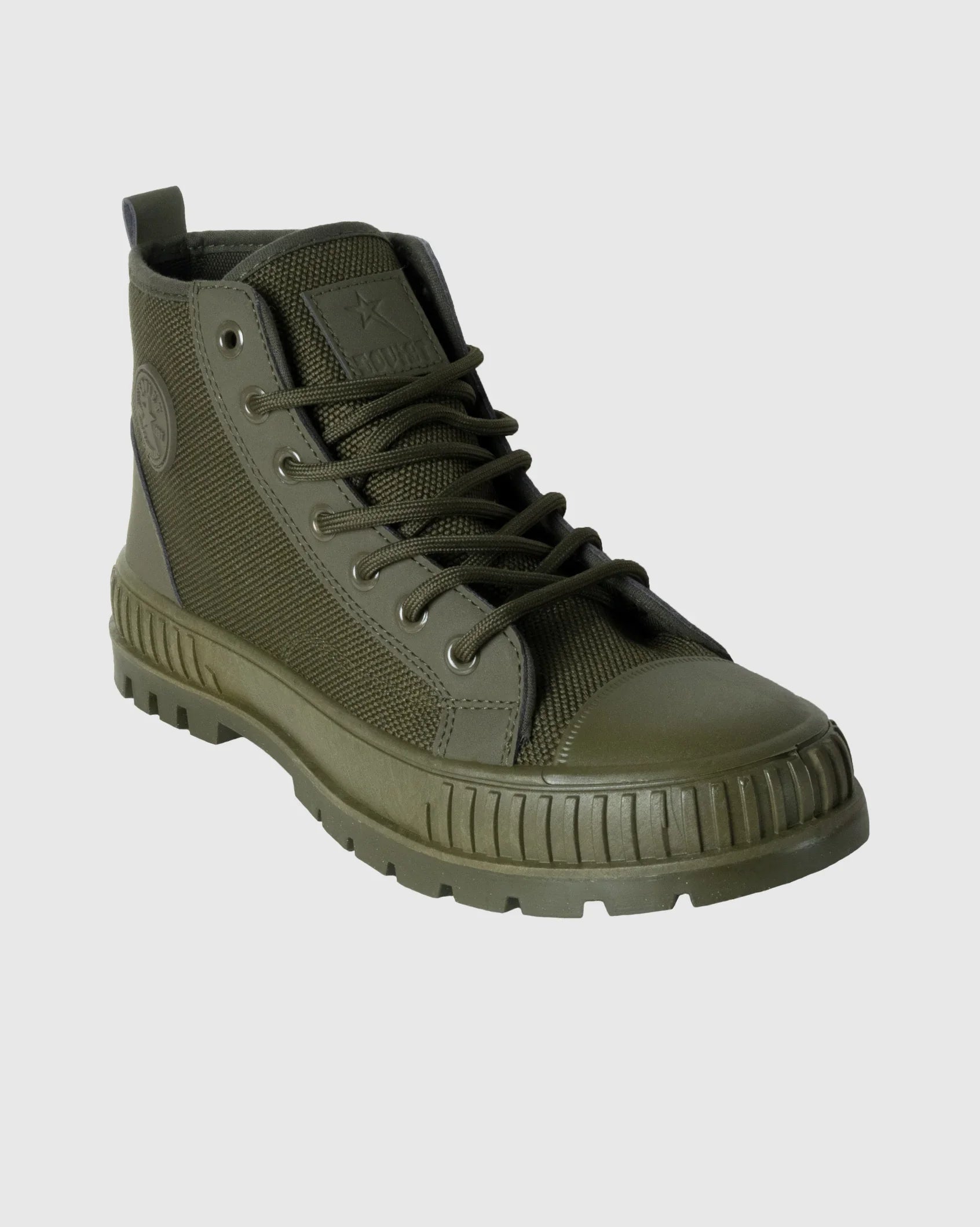 Mens Young - Hi Cut Canvas Sneaker