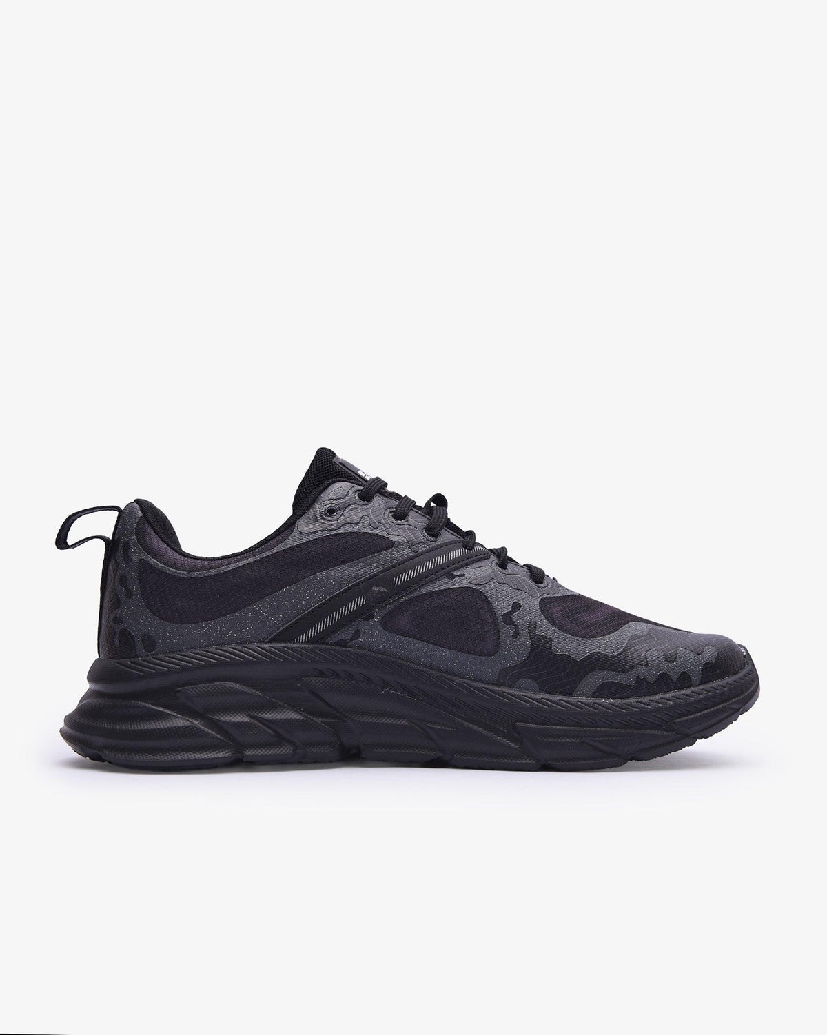 Men's Campsbay Soviet athleisure sneaker in black mono, showcasing stylish athletic footwear with a sleek design and comfortable fit.