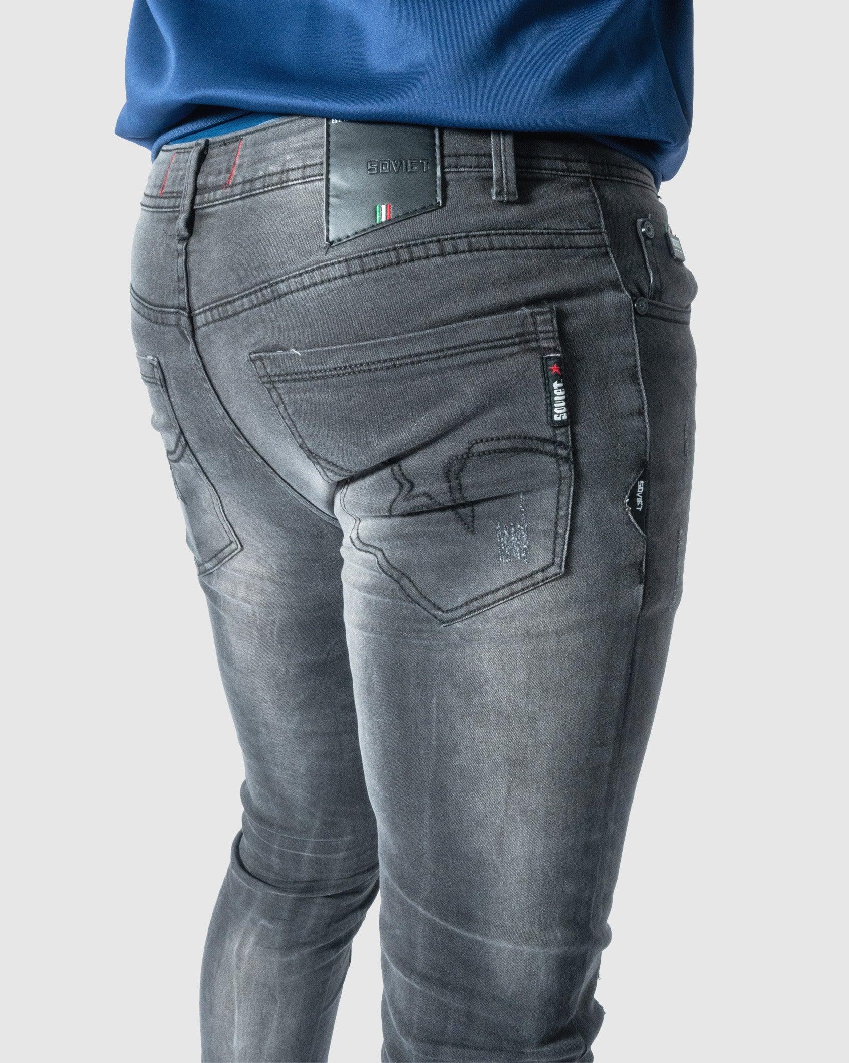 Mens Pedri #4 - Skinny Distressed Denim