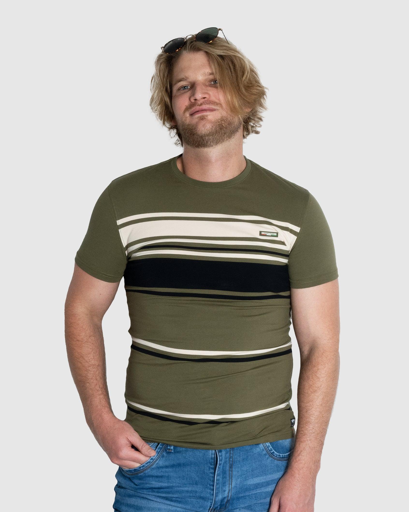 Mens Pursuit - Striped Tee