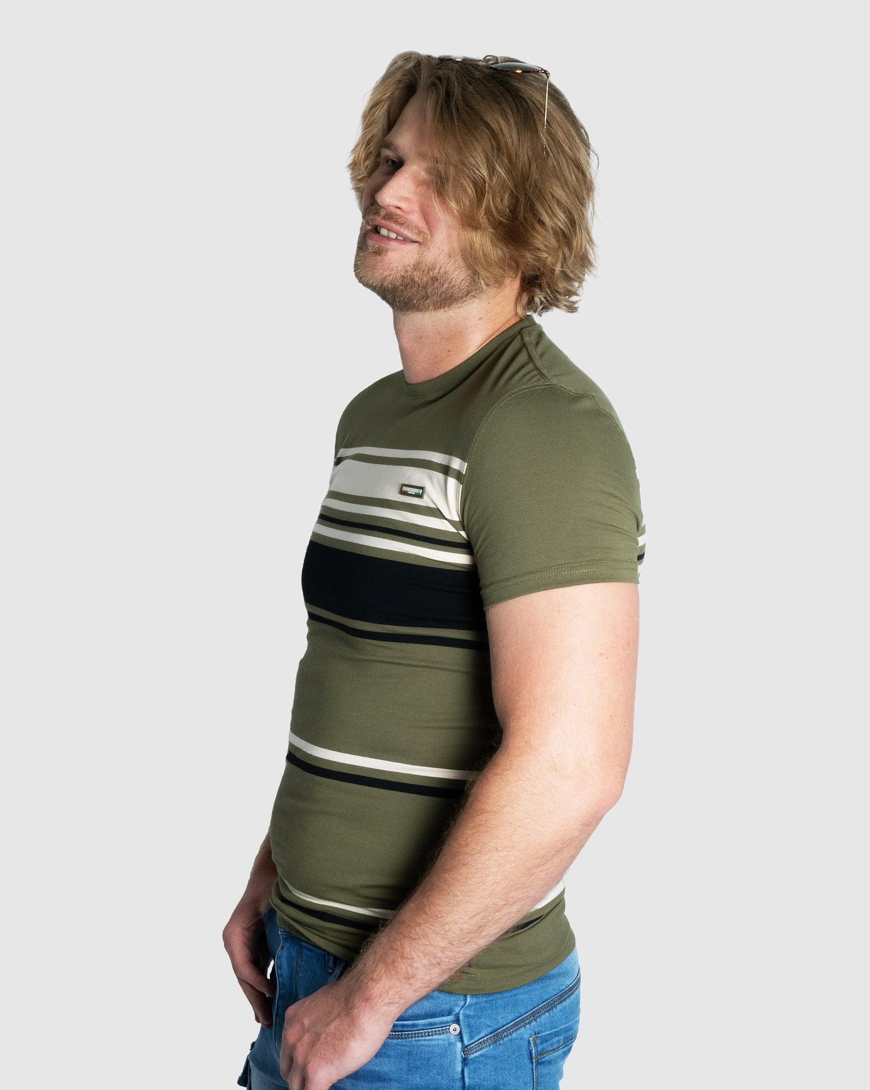 Mens Pursuit - Striped Tee