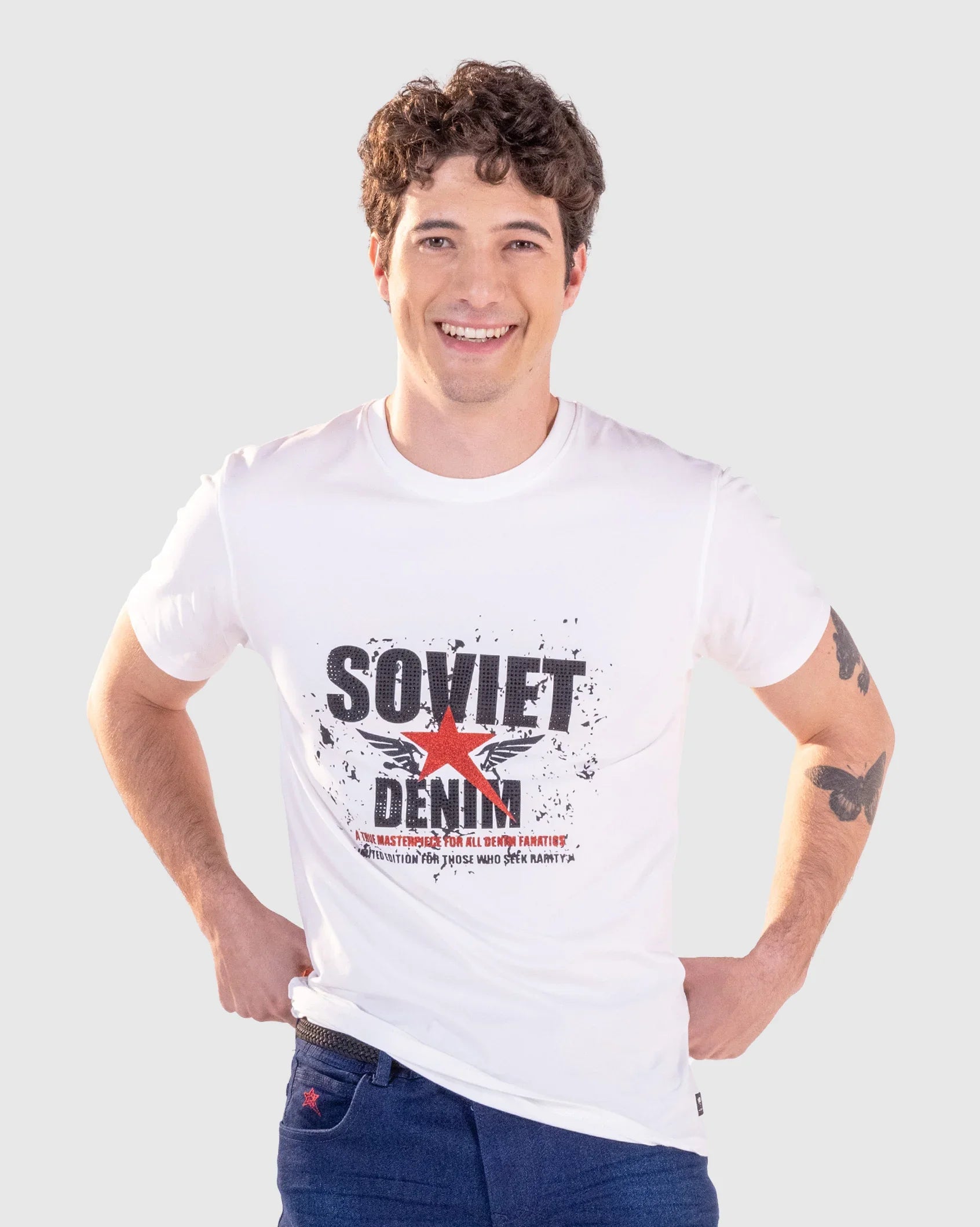 Mens Roar - Studded Fashion T-Shirt