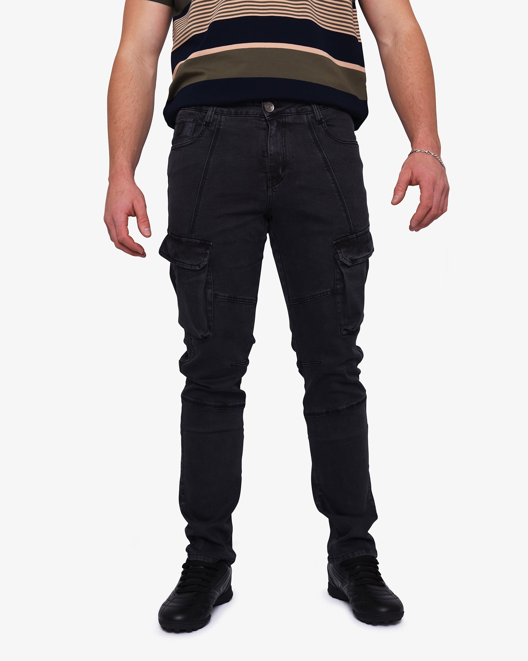 Mens Stuart - Slim Fit Cargo Denim