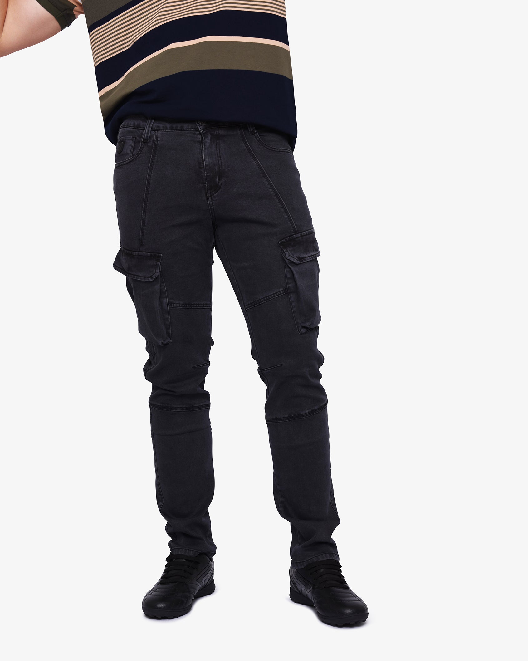 Mens Stuart - Slim Fit Cargo Denim