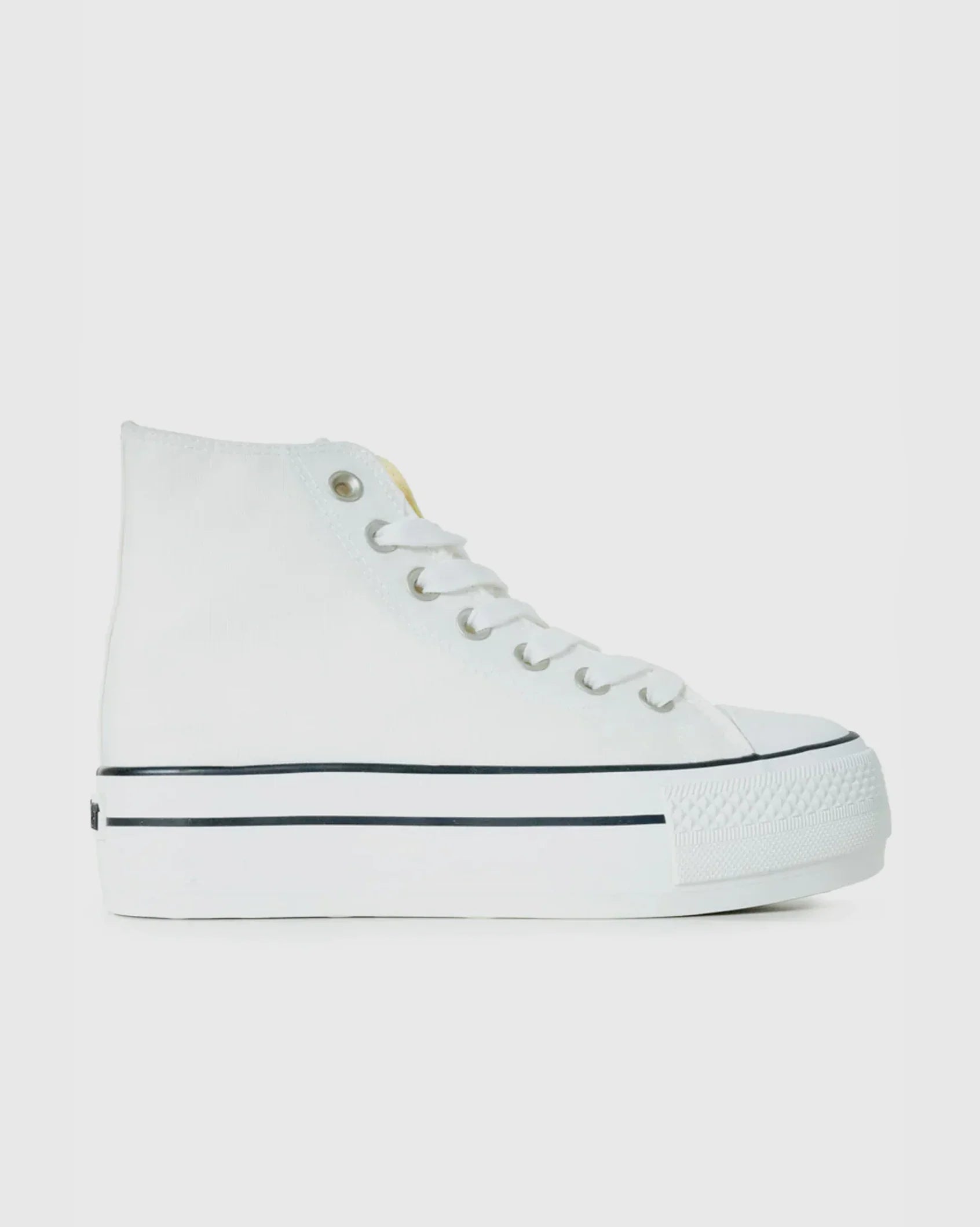 Ladies Viper - Hi Cut Canvas Platform Sneaker