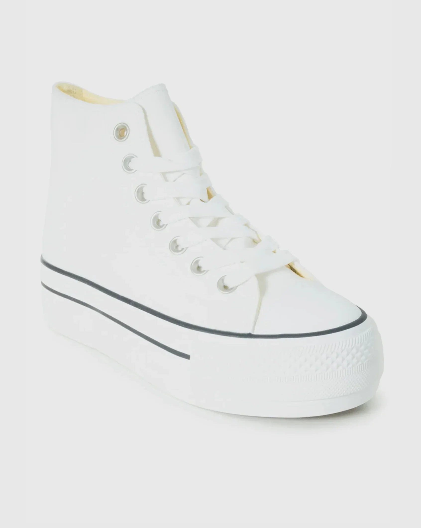 Ladies Viper - Hi Cut Canvas Platform Sneaker