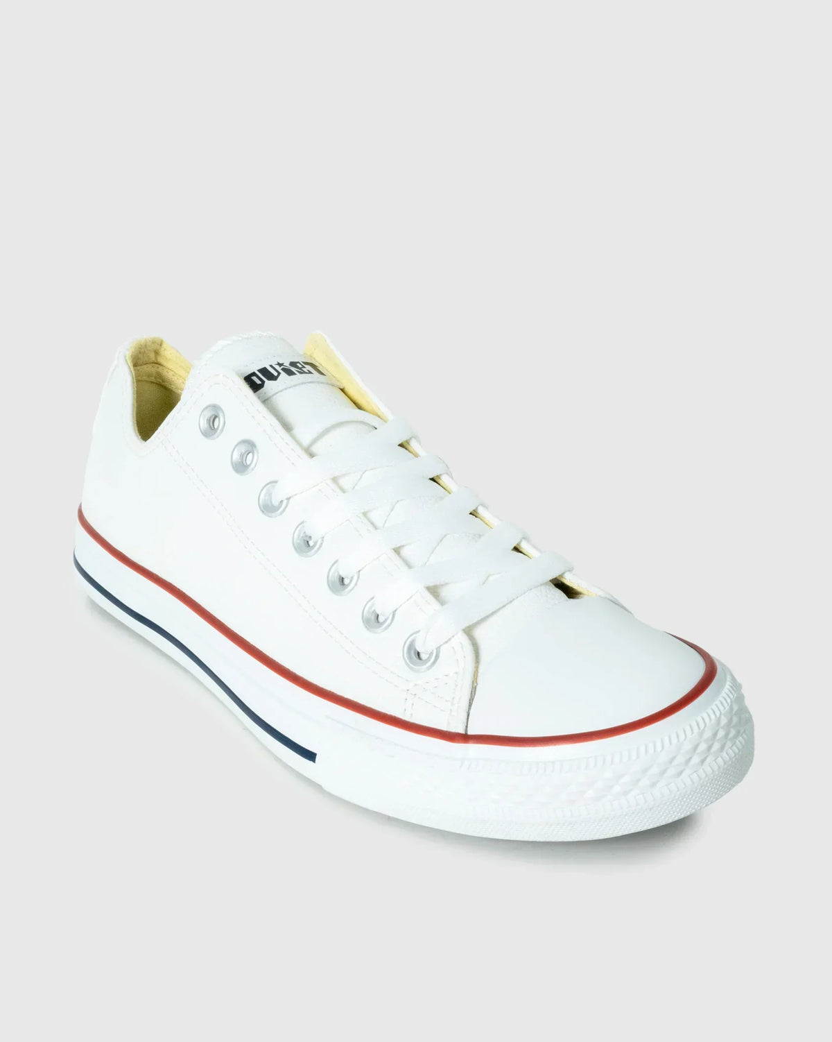 Men's Soviet Viper low cut PU sneaker showing black synthetic leather upper and white rubber outsole.