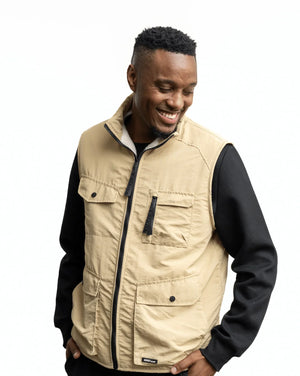 Soviet Mens Turner fashion gilet, stylish men's apparel in a versatile design, shown on a model.