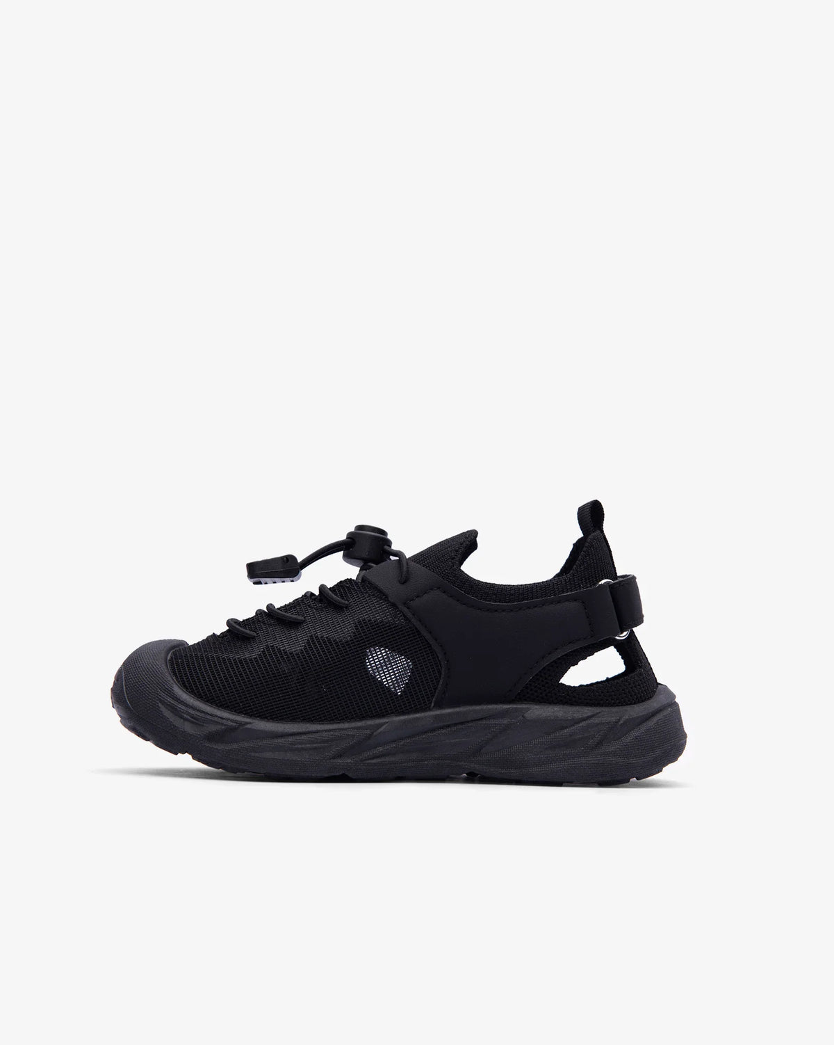 Kids Midnight Adventure Sandal by Soviet, navy blue footwear with adjustable straps, designed for outdoor play and comfort.