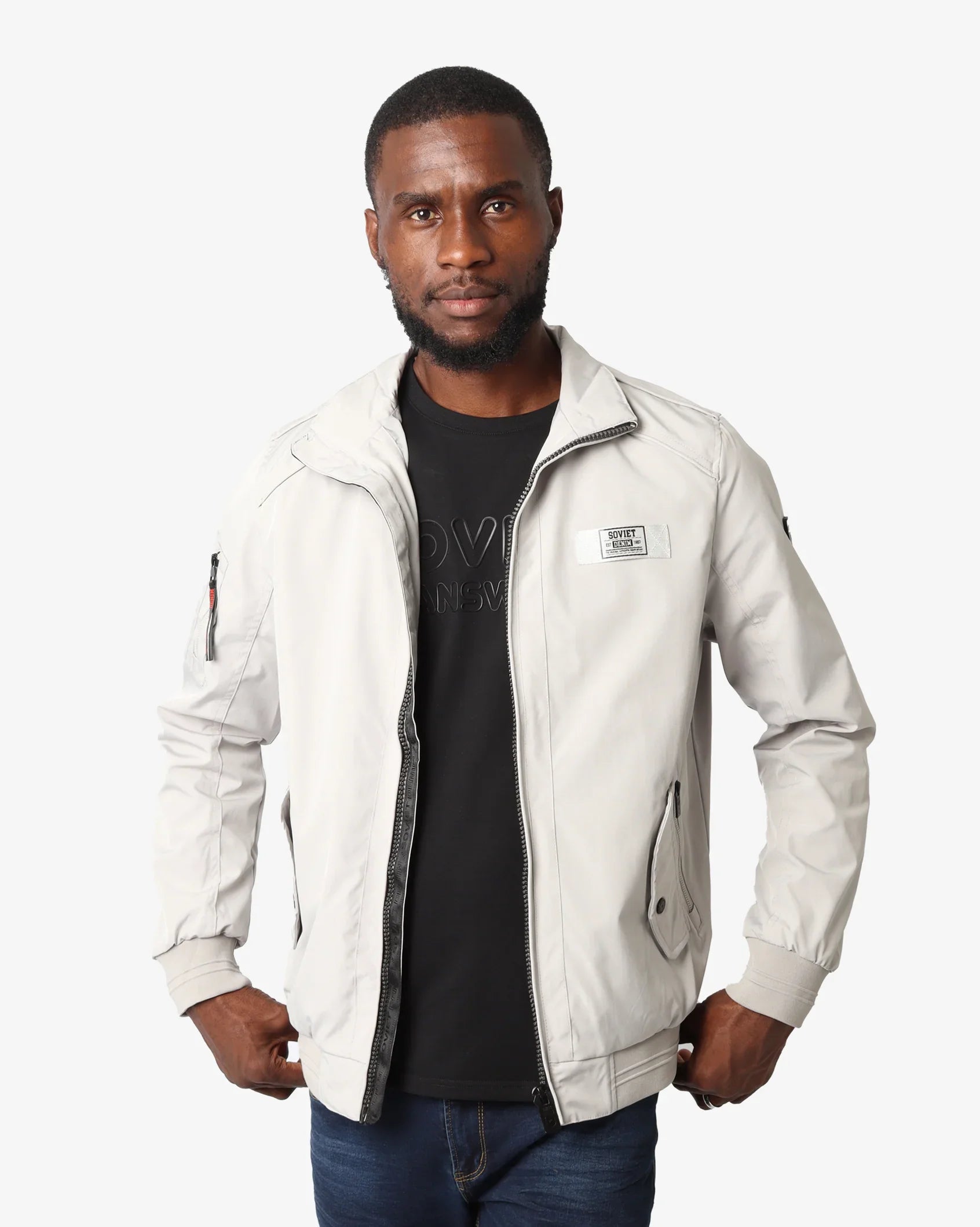 ジャケット・アウター TIGHTBOOTH COLLARLESS FIELD JKT sizeL Mens Sidney - Zip Through Jacket