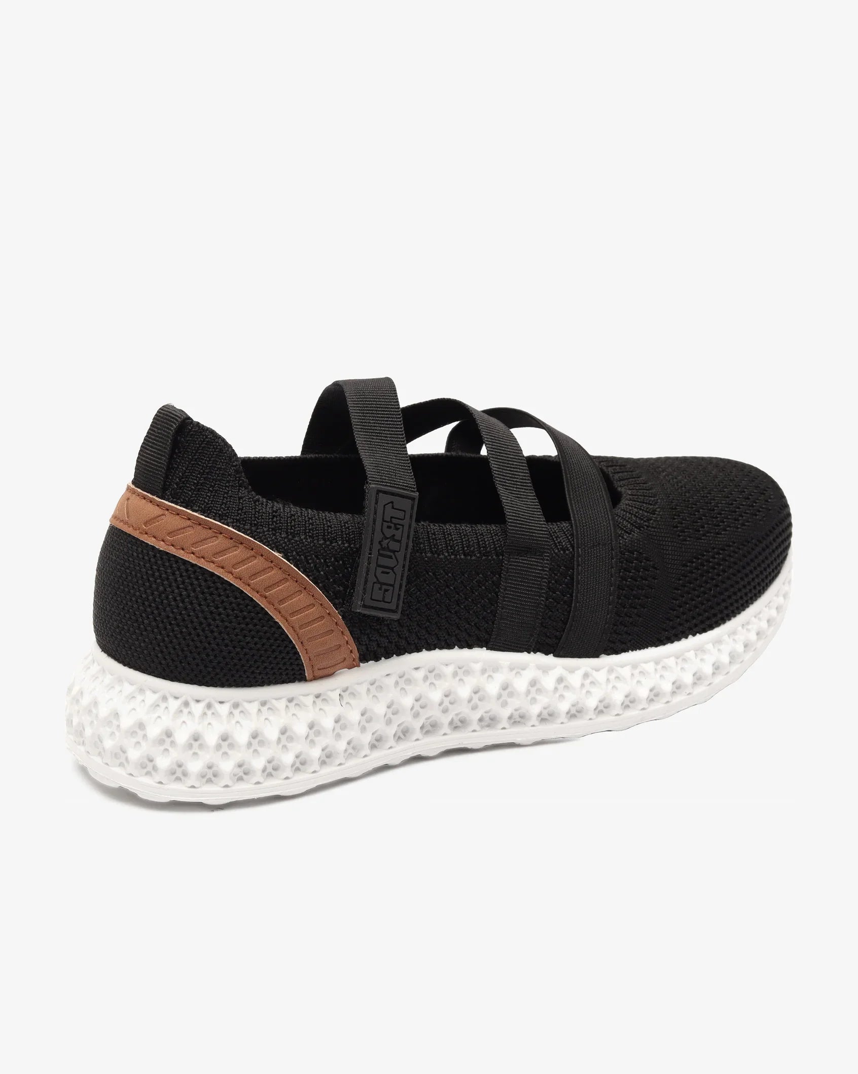 Ladies Cruz - Elasticated Slip On Ballet Flat - Soviet Denim