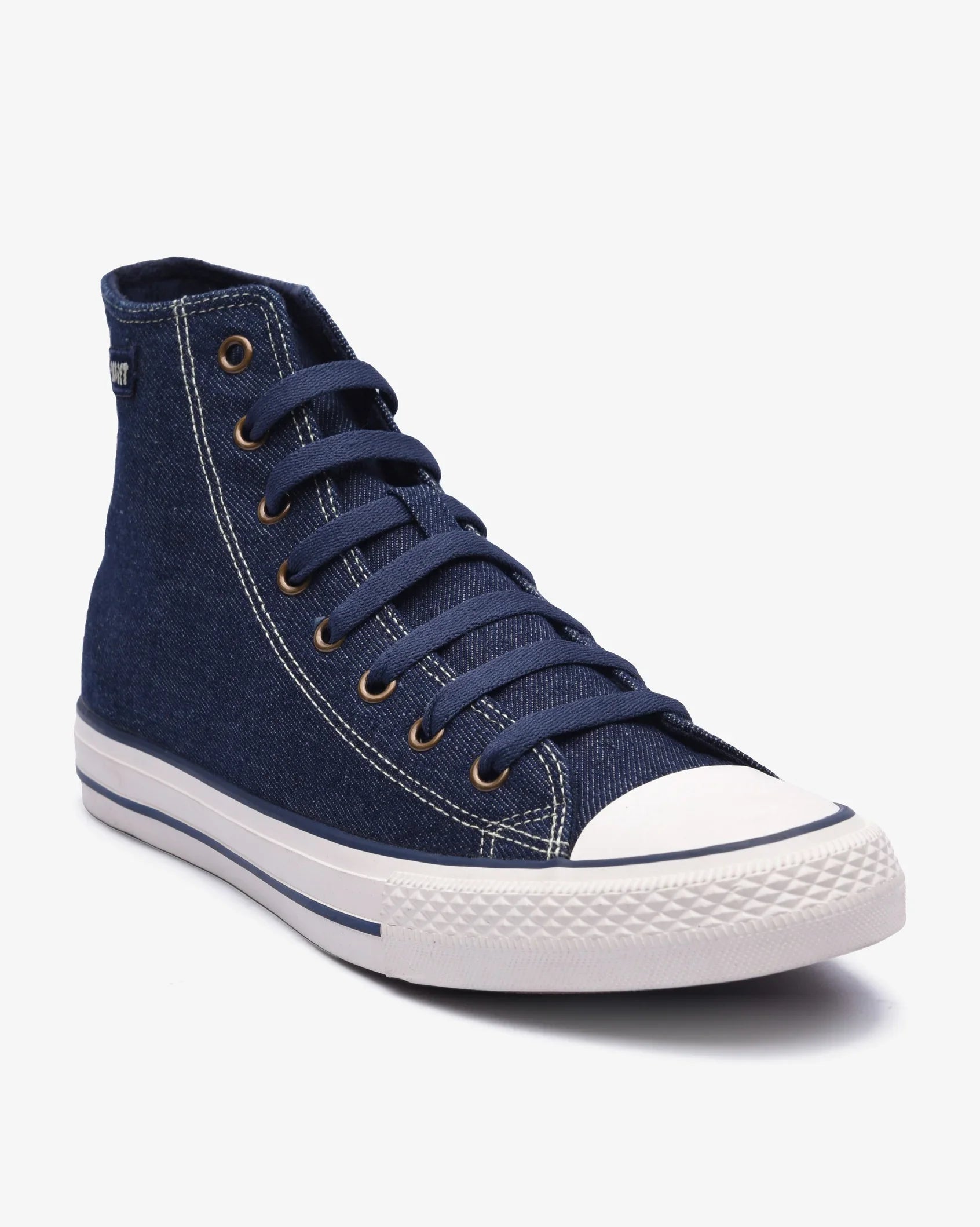 Mens Edwin - Denim Hi Cut Lace Up