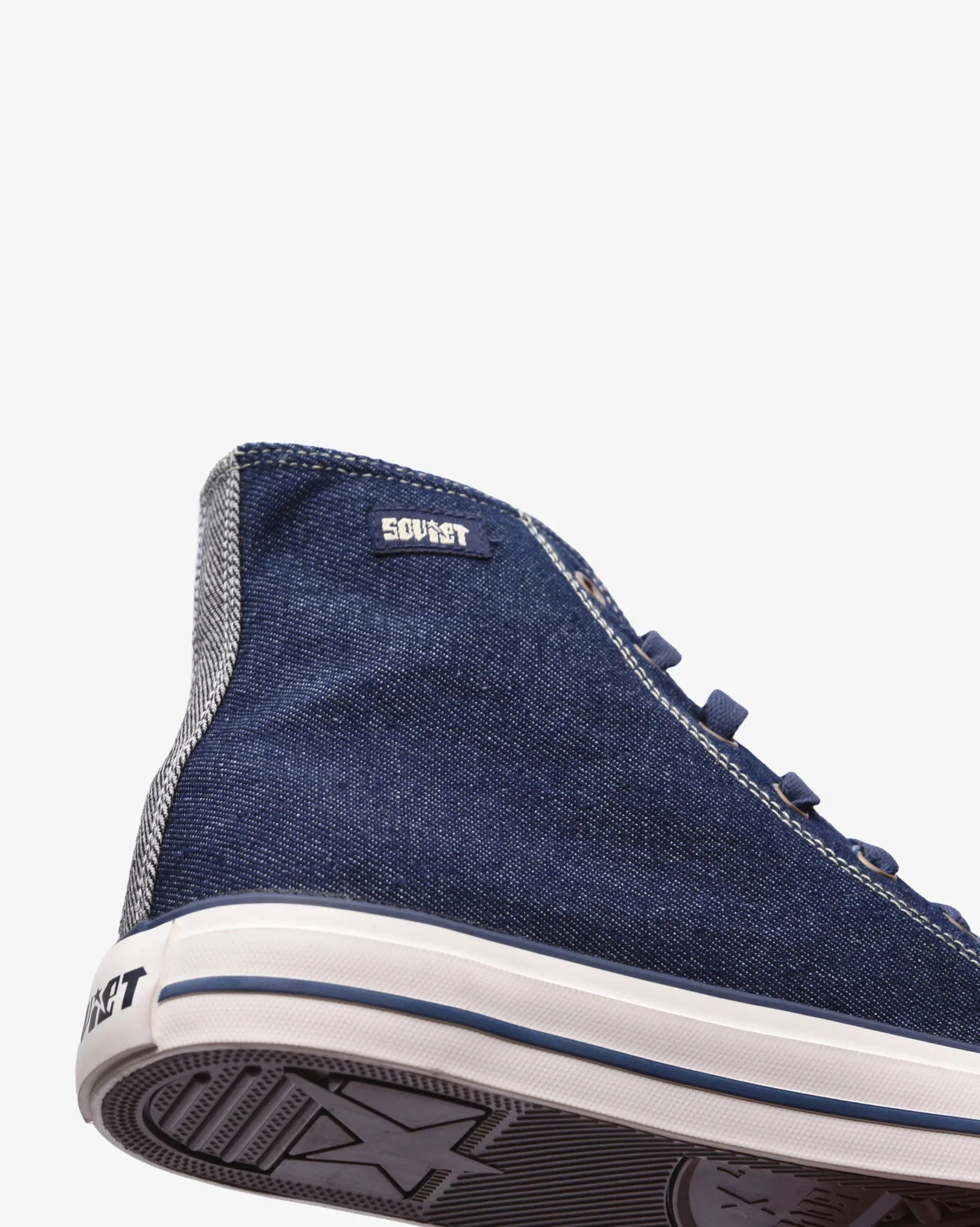 Mens Edwin - Denim Hi Cut Lace Up