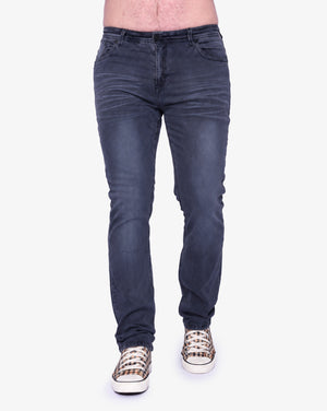 Soviet men's Terminator #12 straight leg jeans, classic blue denim with front pockets and belt loops, casual apparel for men