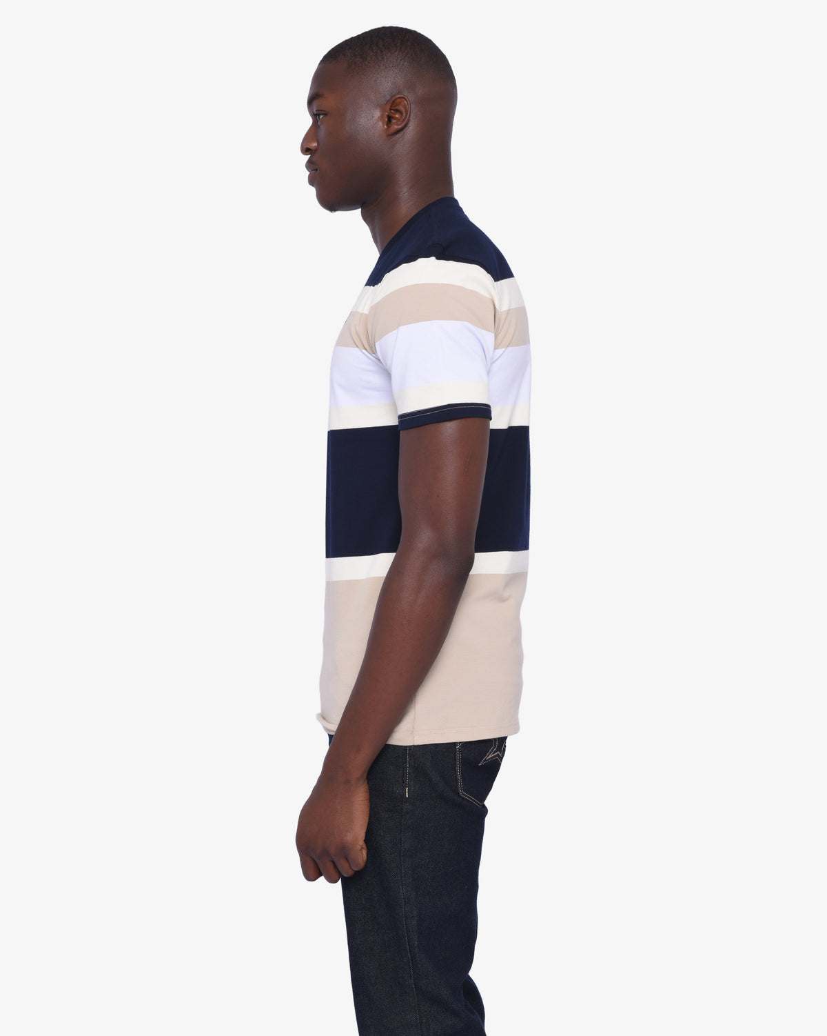 Mens Charles - Yarn Dyed Stripe T-Shirt