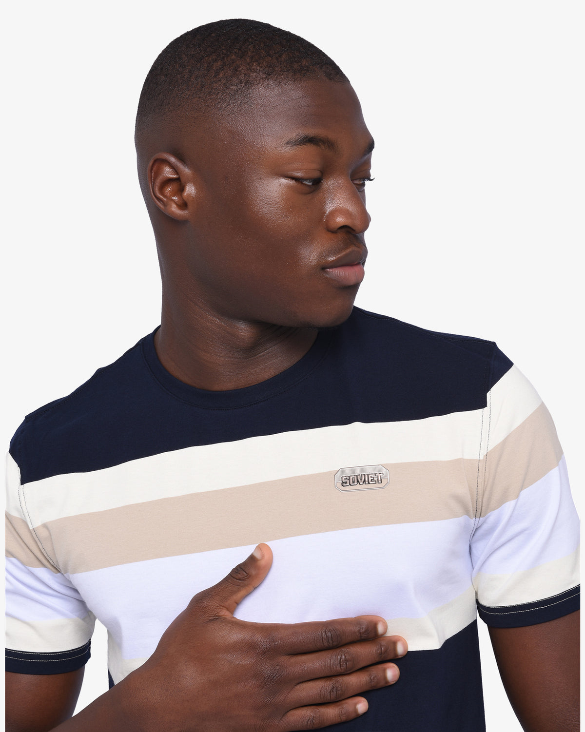 Mens Charles - Yarn Dyed Stripe T-Shirt