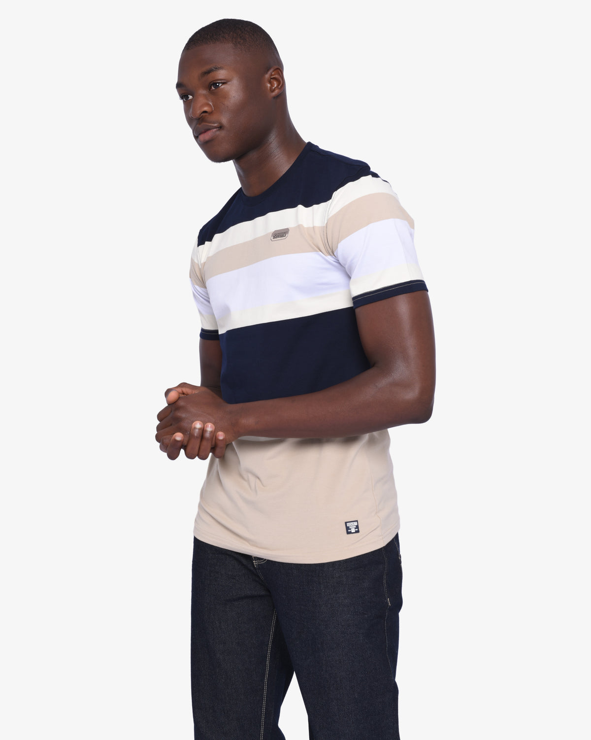Mens Charles - Yarn Dyed Stripe T-Shirt