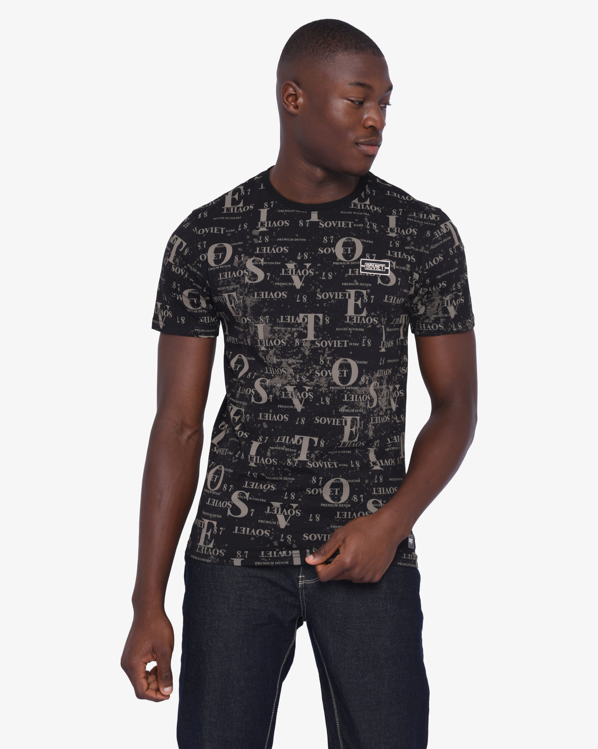 Mens Norton - Short Sleeve Rotary Print T-Shirt