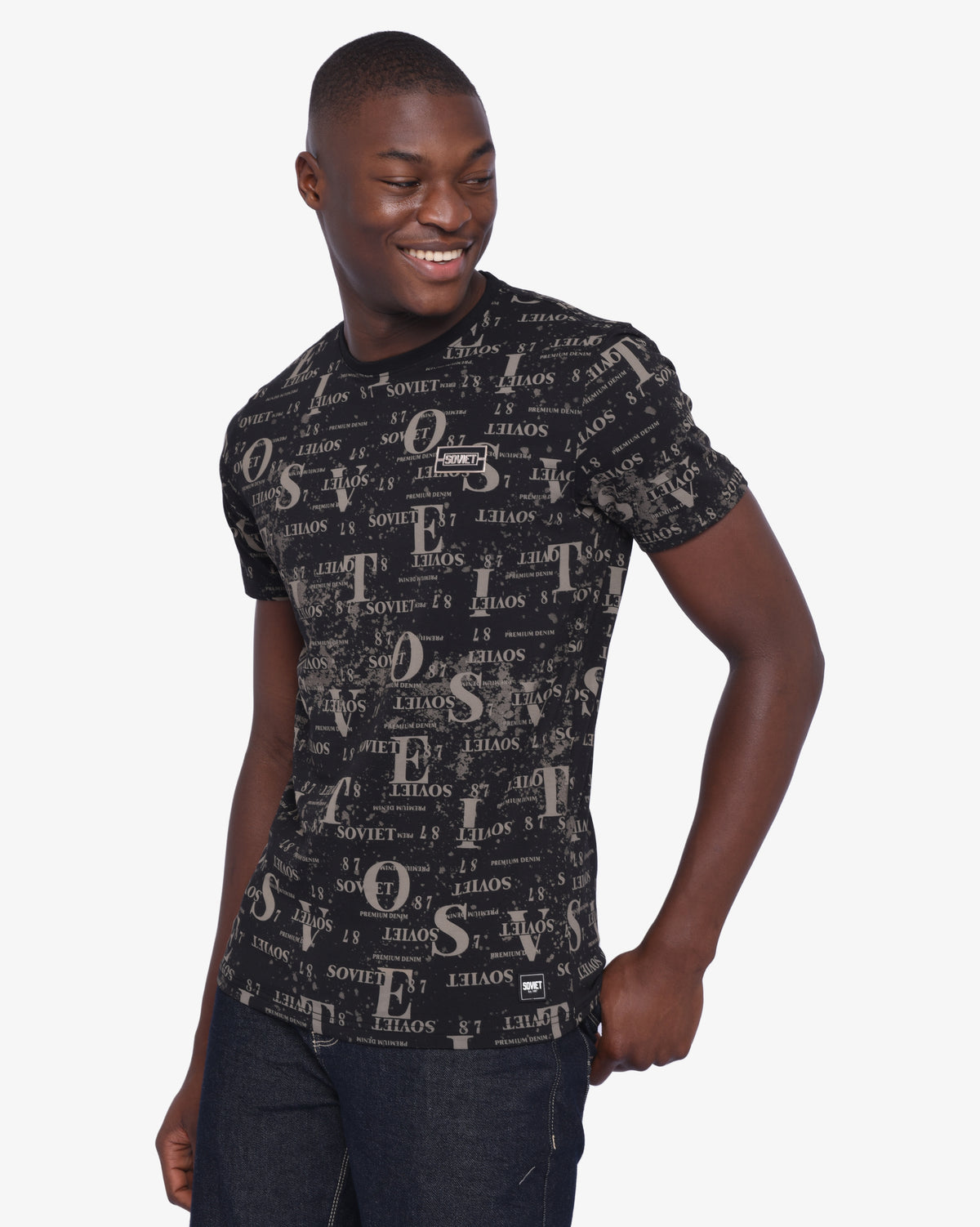 Mens Norton - Short Sleeve Rotary Print T-Shirt