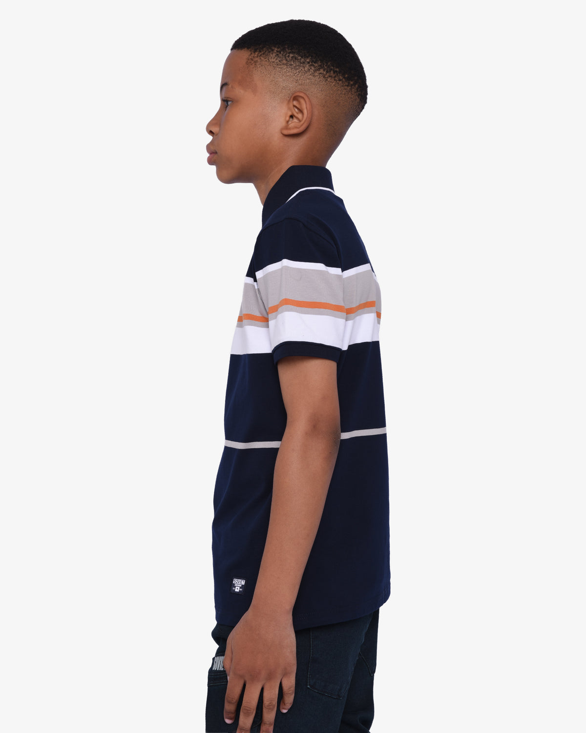 Boys Bruce - Short Sleeve Yarn-Dye Golfer